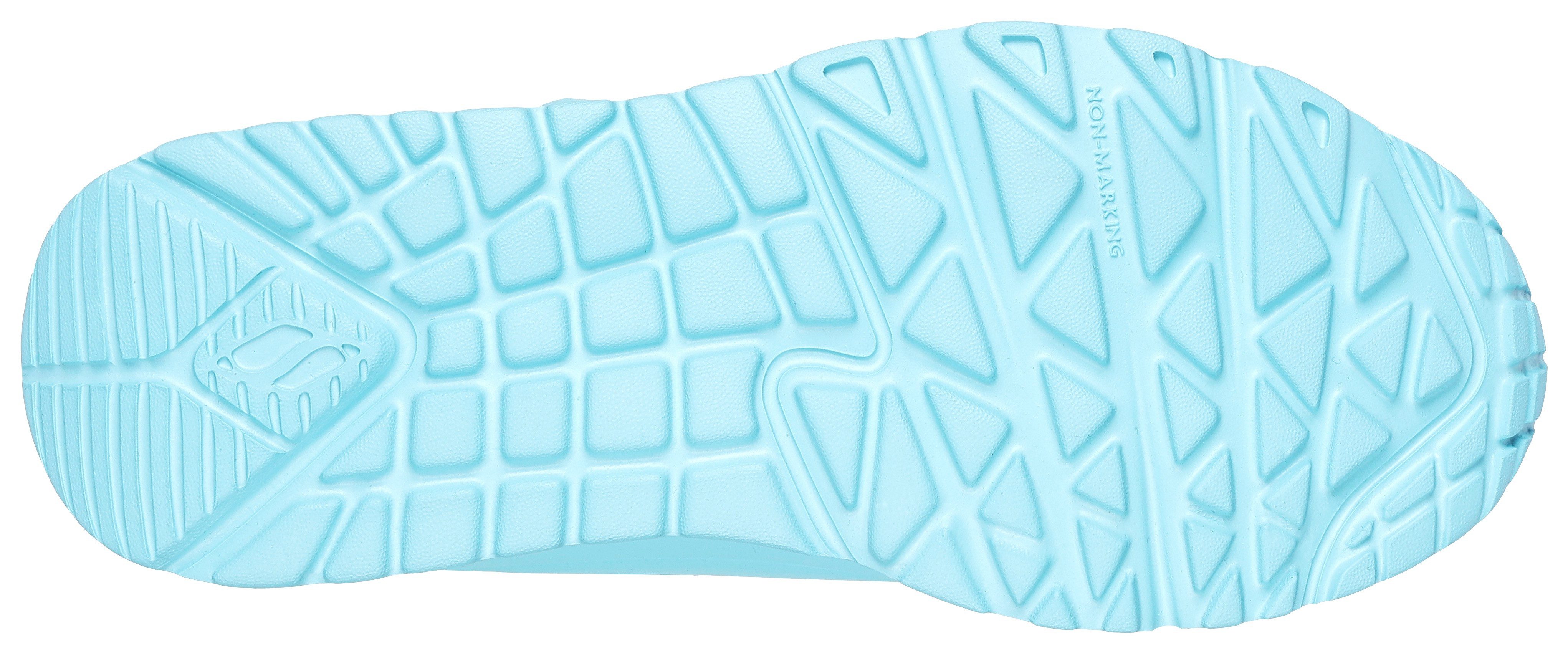 Skechers Sneakers UNO LITE Plateausneaker, retro sneaker, klittenbandschoen in monochrome look