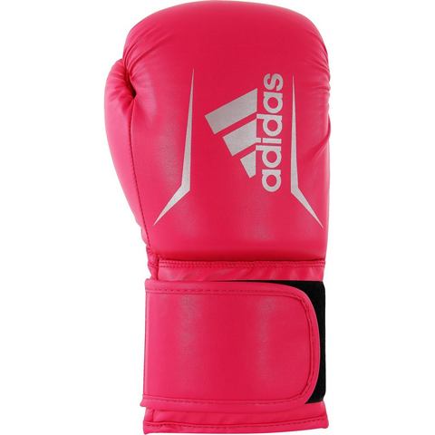 adidas Speed 50 bokshandschoenen roze-zilver maat 4 oz