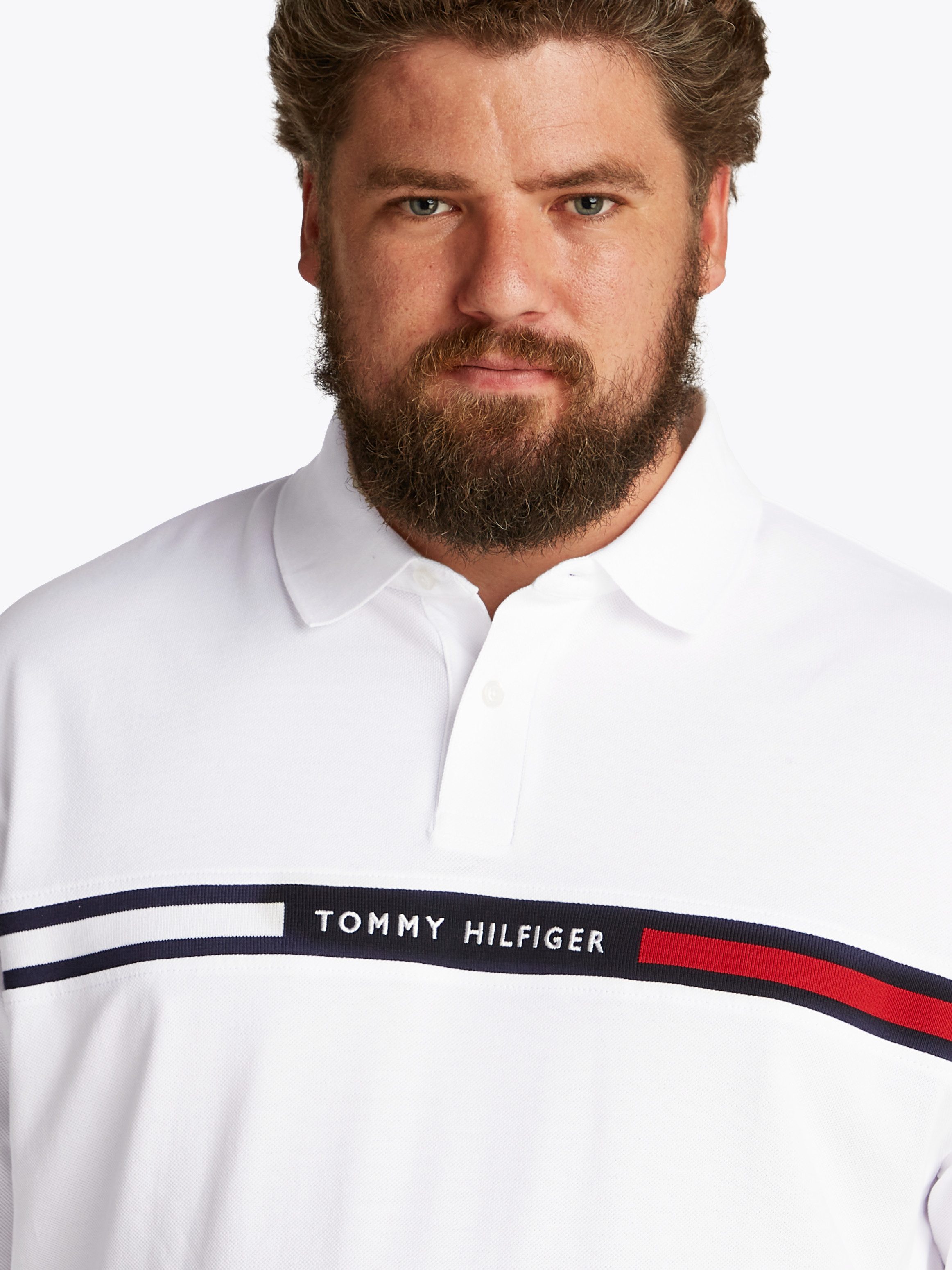 Tommy Hilfiger Poloshirt BT-HILFIGER CHEST INSERT REG -B