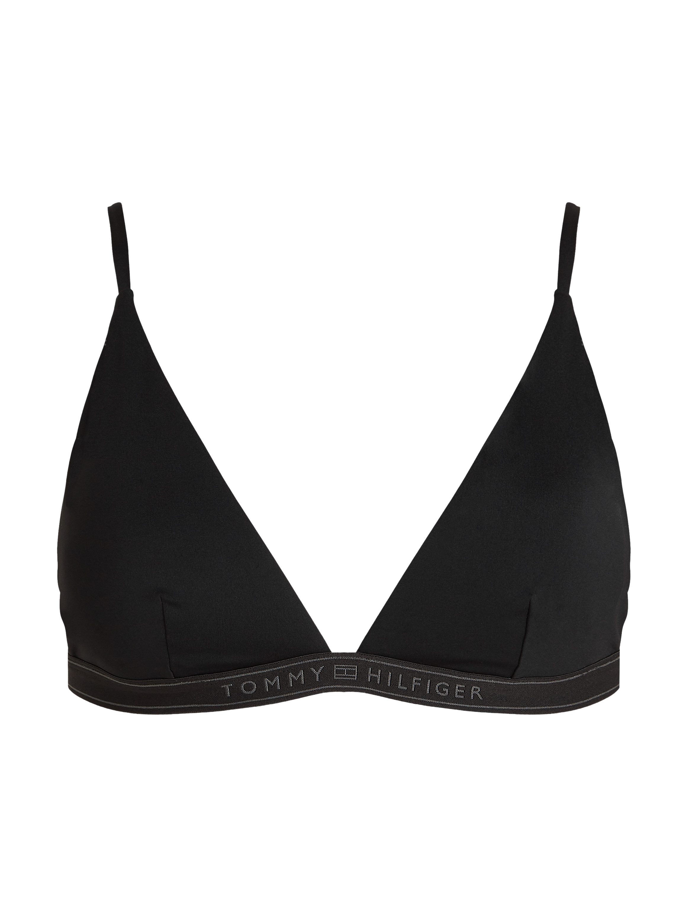 Tommy Hilfiger Swimwear Triangel-bikinitop TRIANGLE FIXED RP met een logo-opschrift