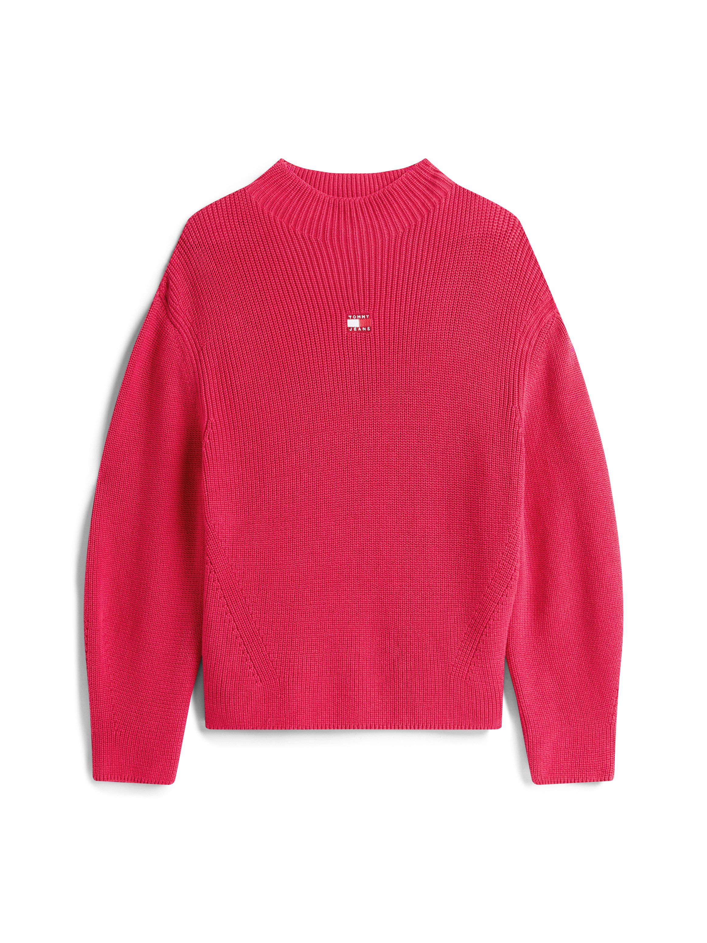 TOMMY JEANS Trui met staande kraag TJW MOCKNECK BADGE SWEATER
