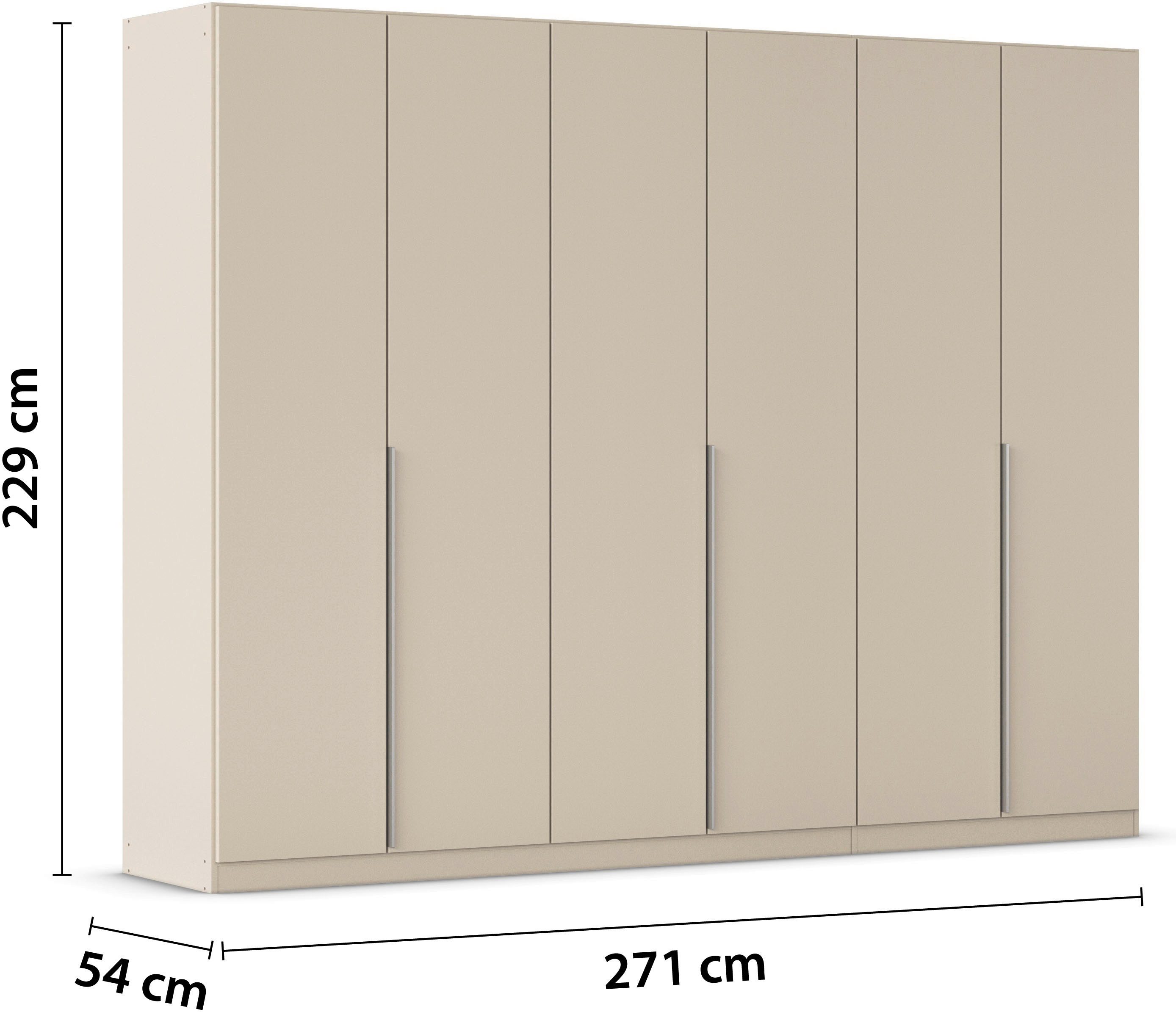 rauch Draaideurkast Kleiderschrank Schrank Garderobe AGORDO TOPSELLER Schlafzimmer doordachte binnenuitrusting, in 6 breedtes en 2 hoogtes made in germany