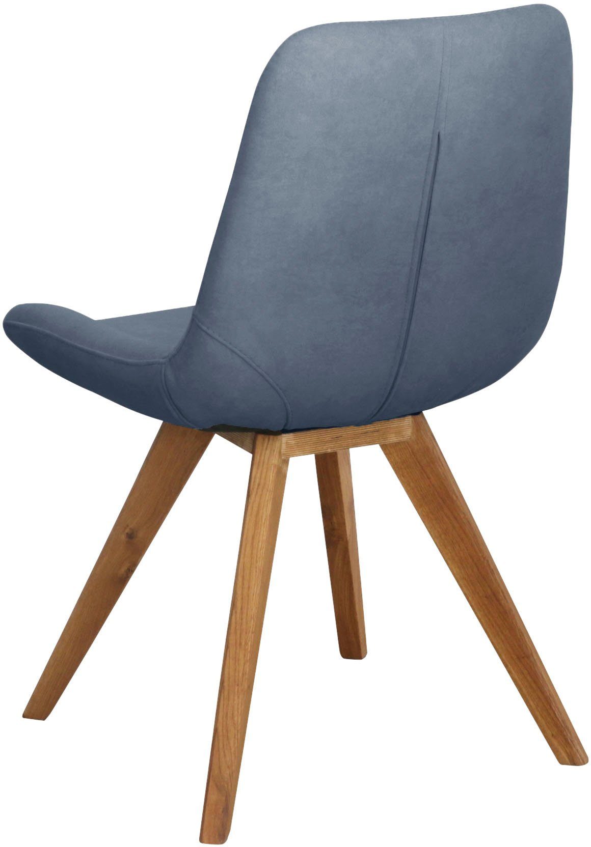 Home affaire Kuipstoel Bratislava Frame massief eiken geolied, easy care-stof (set, 2 stuks)