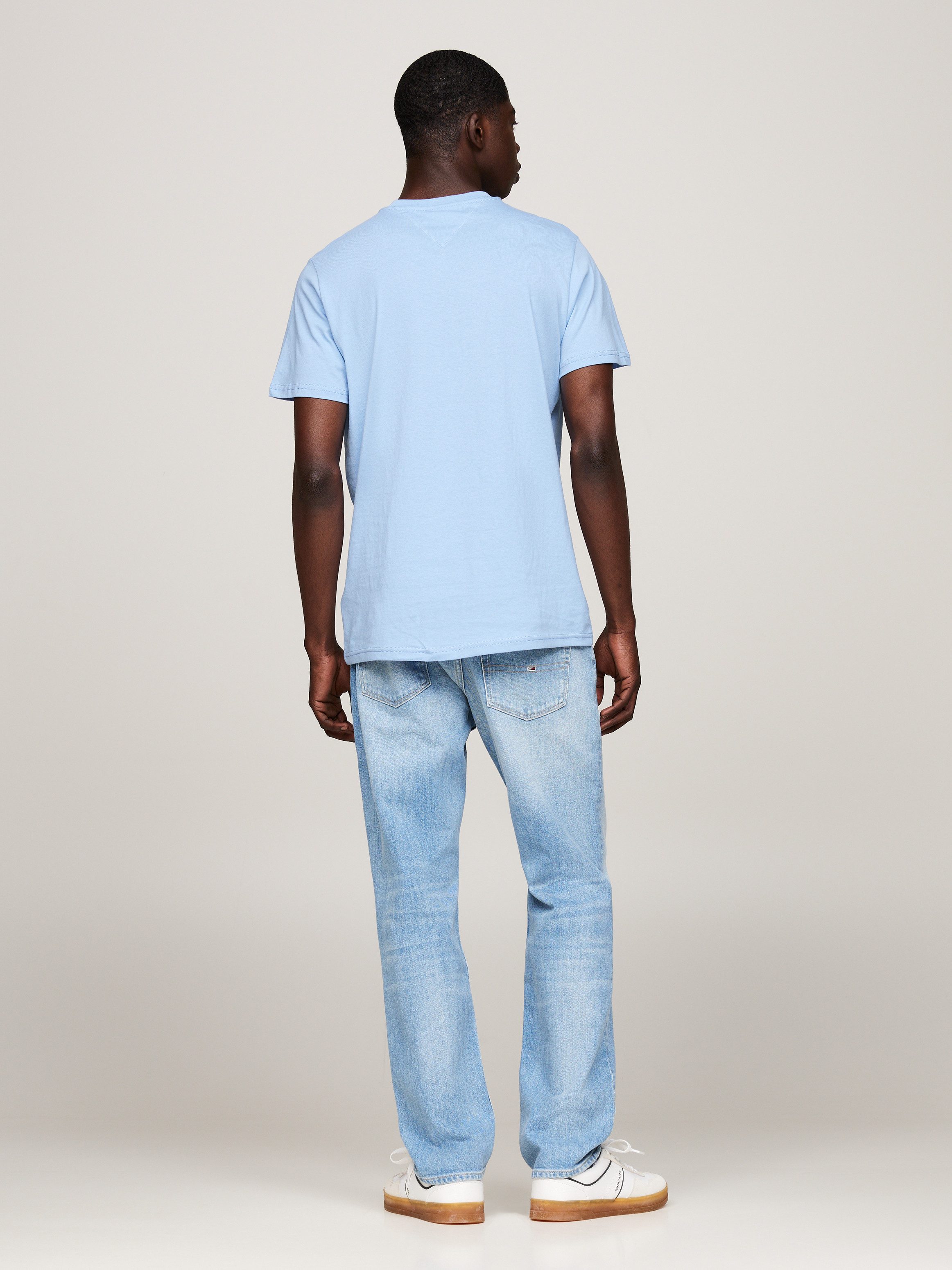 TOMMY JEANS T-shirt TJM SLIM ESSENTIAL FLAG TEE EXT