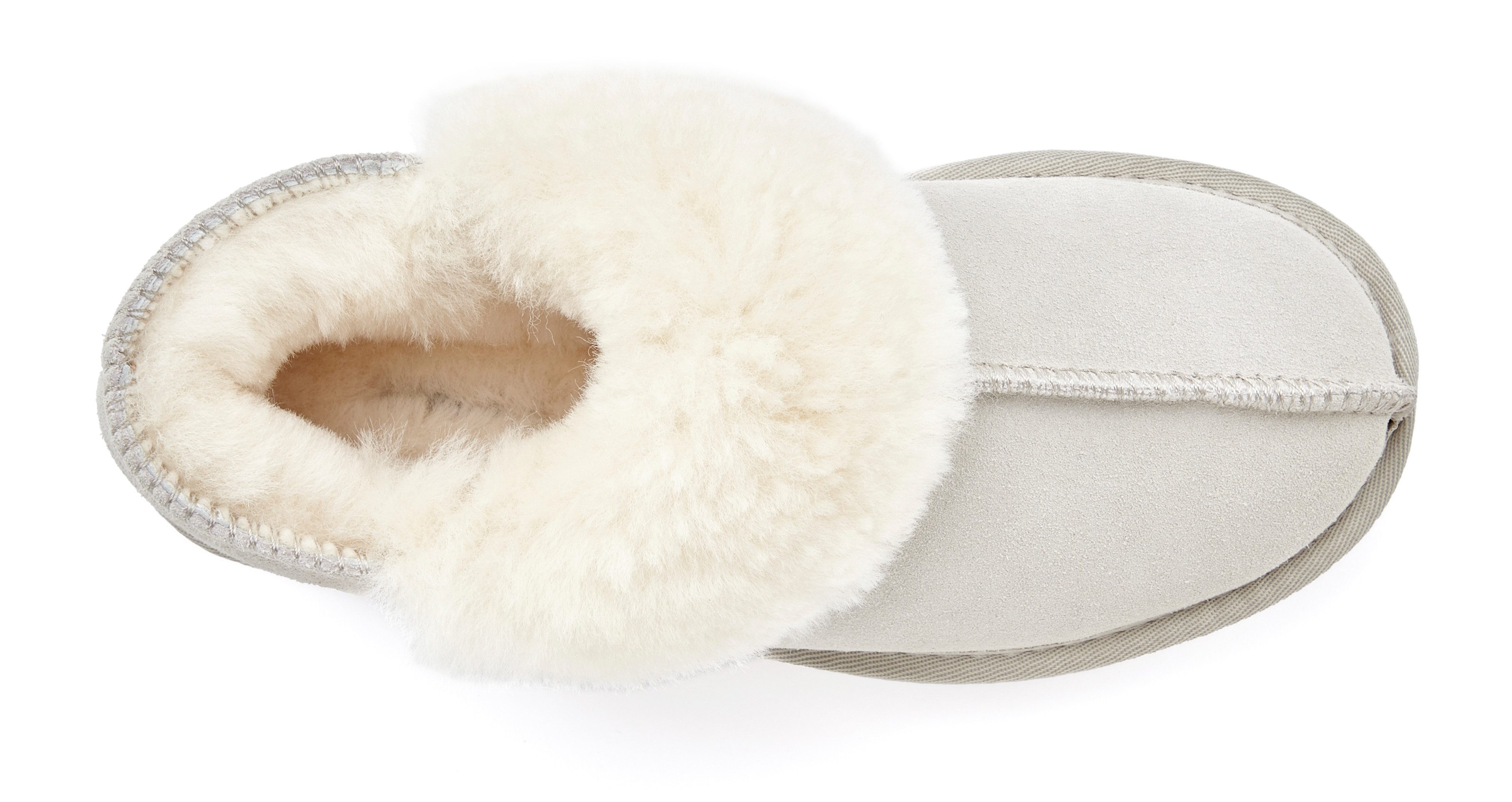 Vivance Pantoffels Pluche pantoffel, pantolette, pantoffel van lamswol