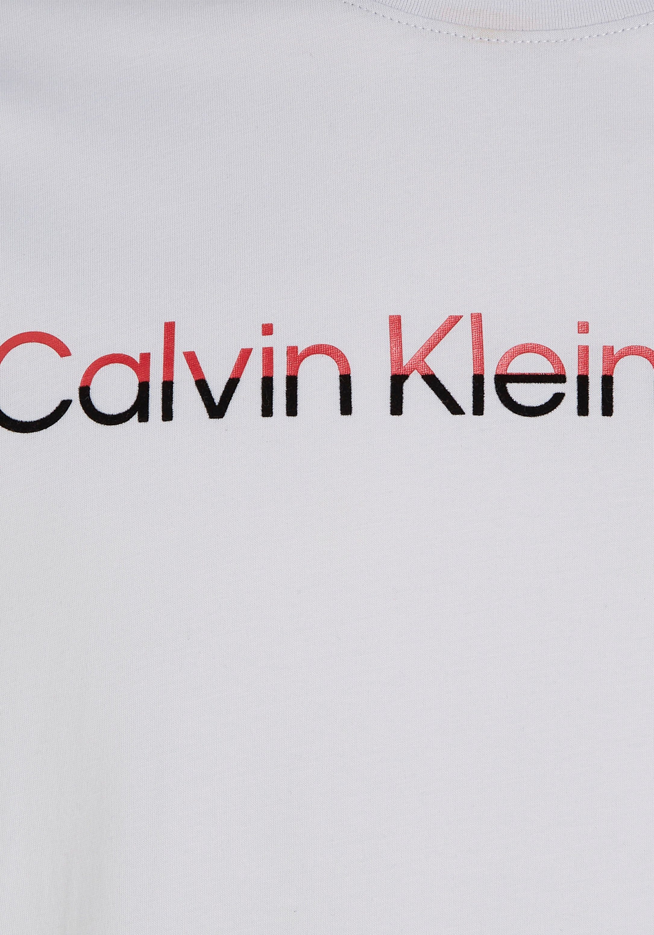 Calvin Klein T-shirt Shirt MIXED INSTITUTIONA met calvin klein logo-opschrift
