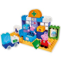 big constructie-speelset big-bloxx peppa pig medical care case (32 stuks) multicolor