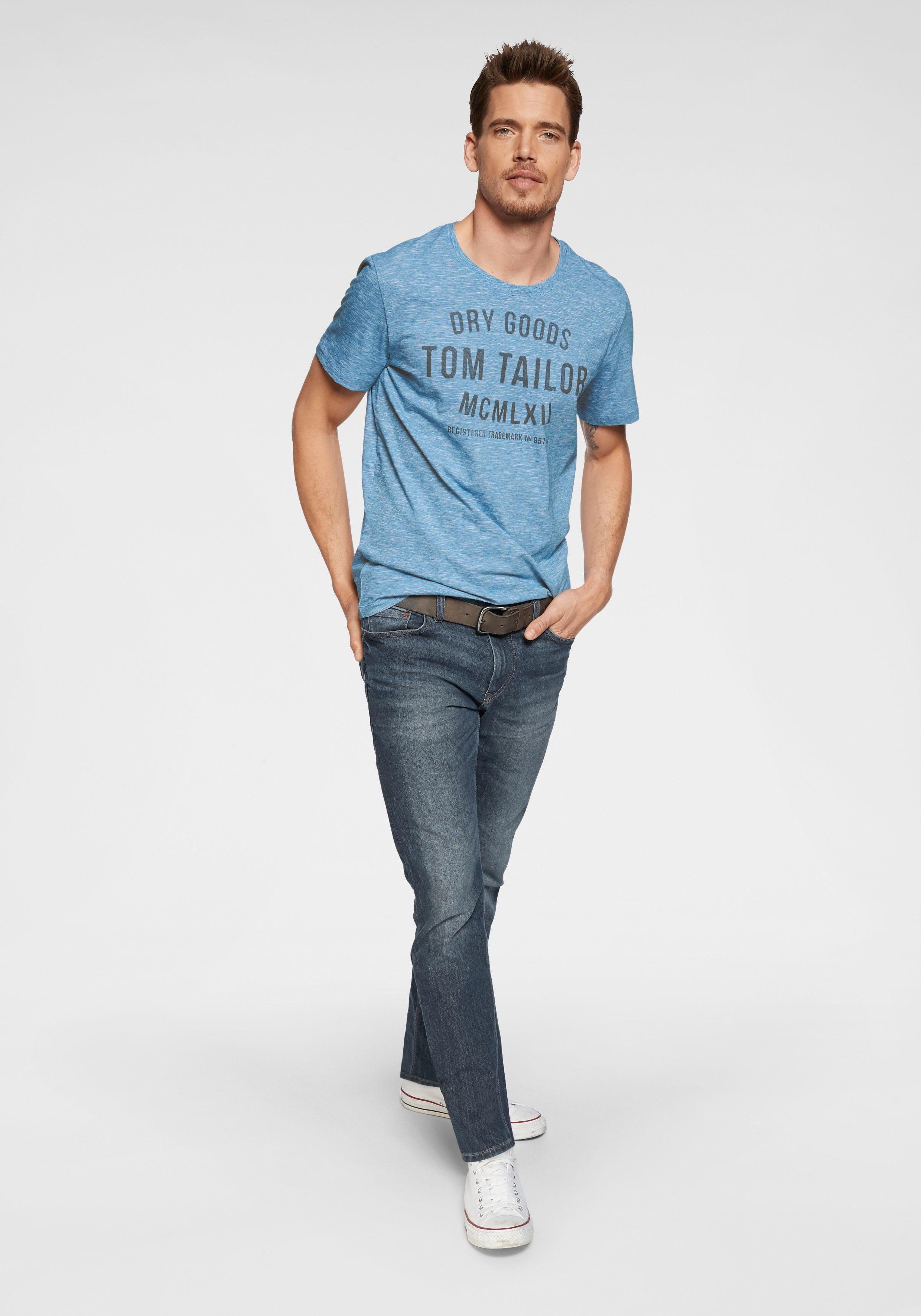 Tom Tailor 5-pocket jeans Marvin met kleine logoprint