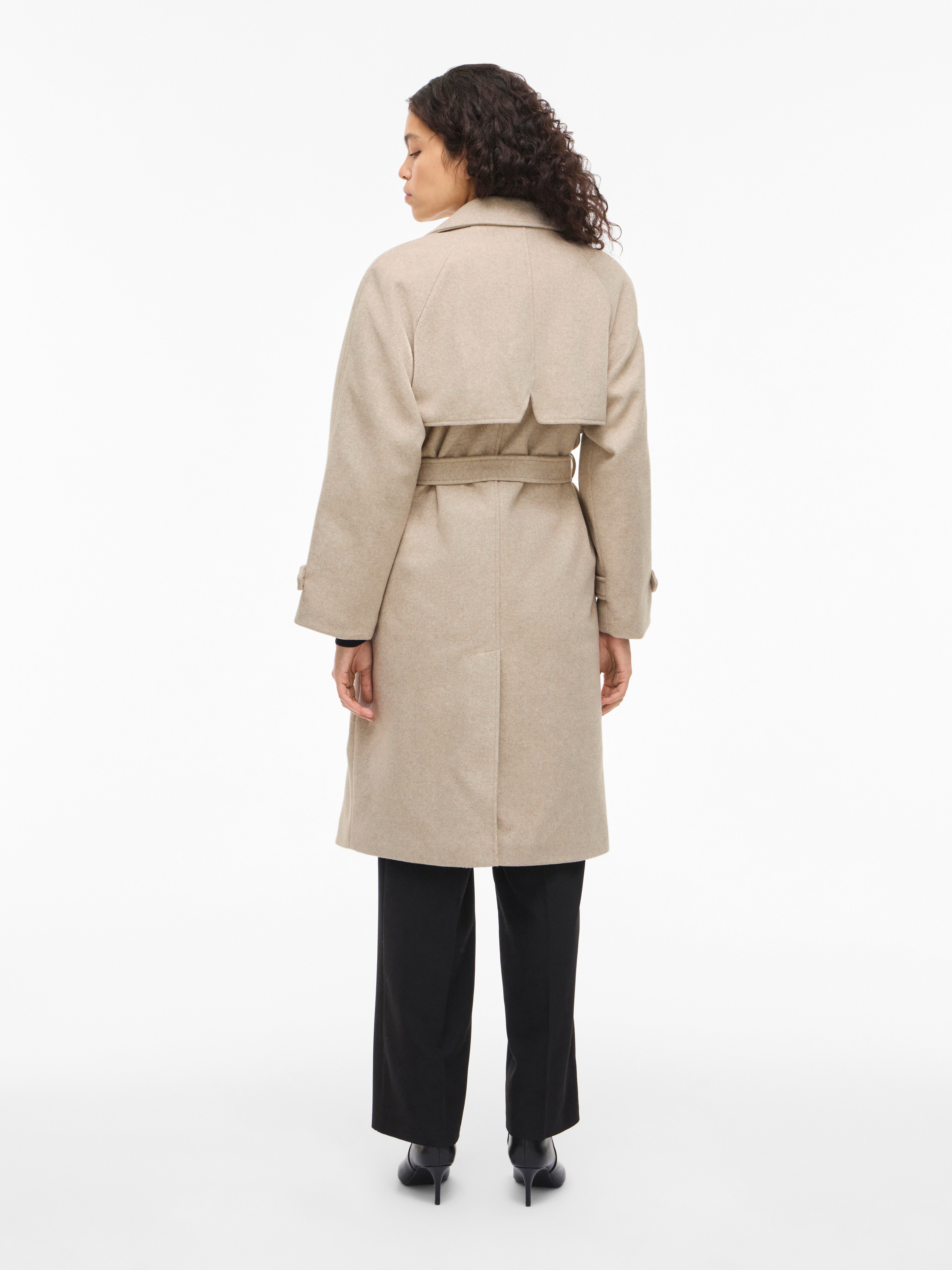 Vila Lange jas VIQUINN L/S COAT