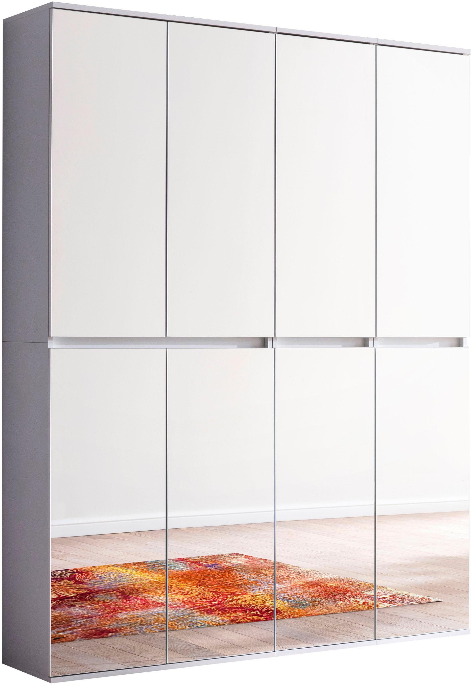 INOSIGN Halmeubelset Malcesine 2 multifunctionele kasten met spiegelglasfronten - (b/d/h) 148/34/191 cm
