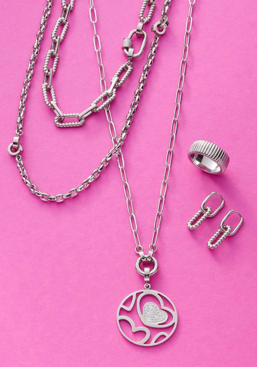 LEONARDO Bedel Hanger Cirkel, rond met harten, Meyla Clip&Mix, 023258
