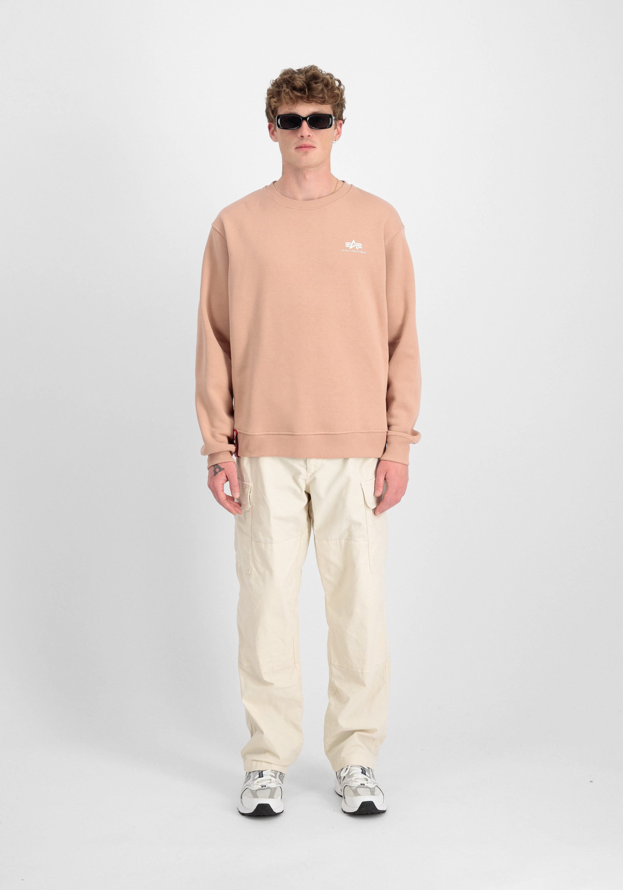 Alpha Industries Sweater Alpha Industries Men - Sweatshirts Basic Sweater Small Logo