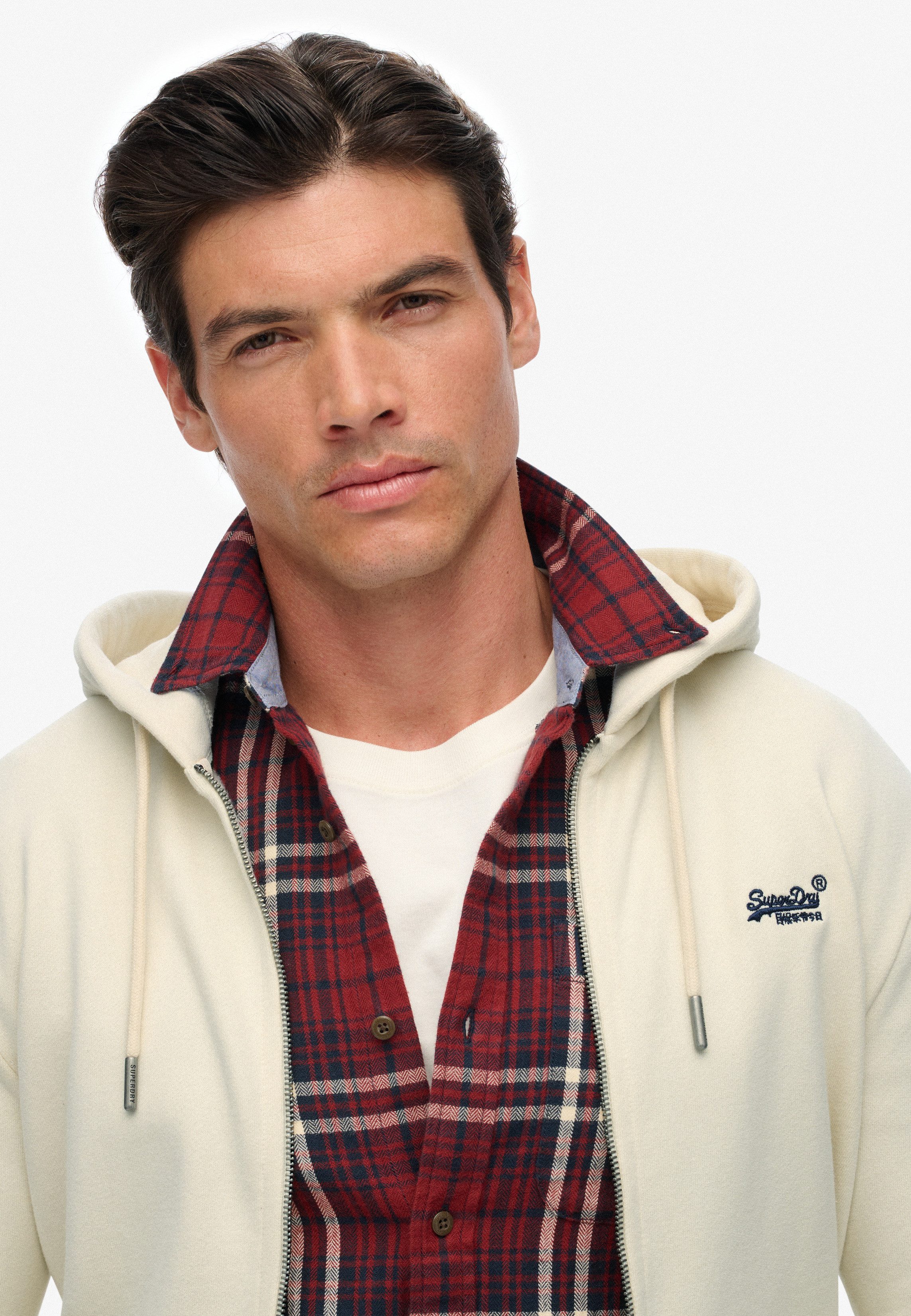 Superdry Capuchonsweatvest ESSENTIAL LOGO ZIP HOODIE HB