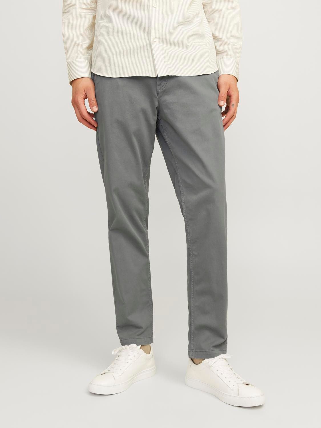 Jack & Jones Chino JPSTACE JJHARLOW CHINO NOOS heren chino's maat 29 grijs