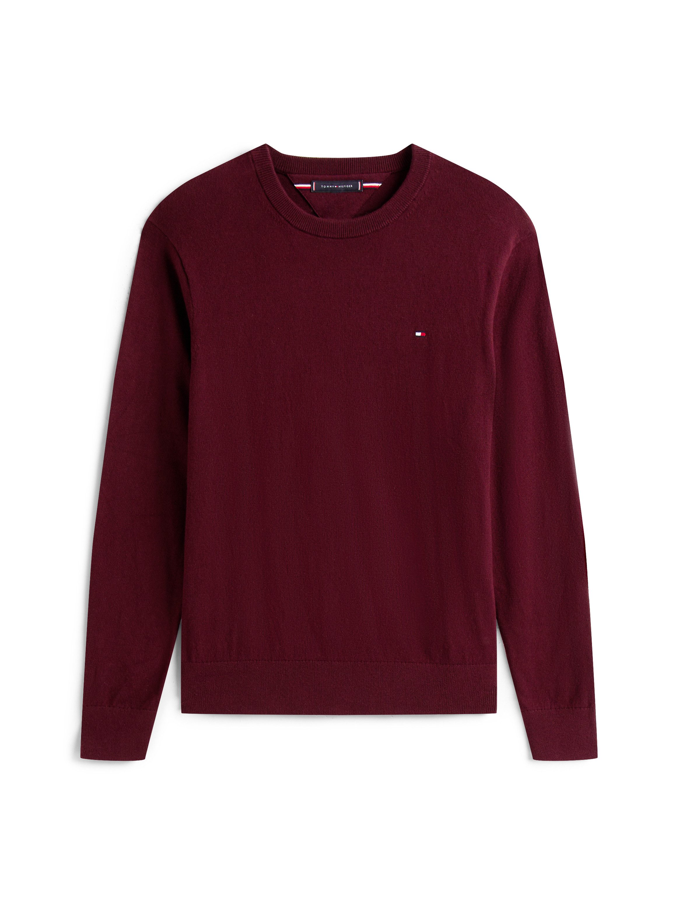 Tommy Hilfiger Trui met ronde hals PIMA ORG CTN CASHMERE CREW NECK