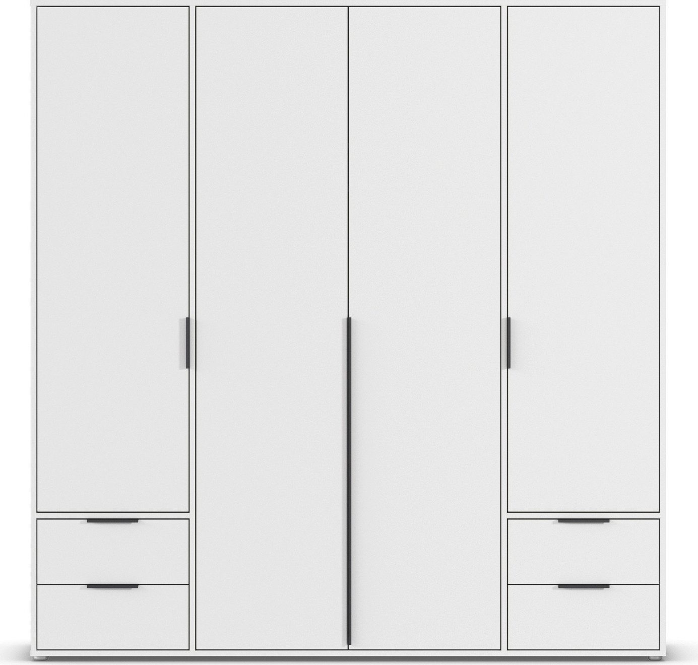 rauch Draaideurkast Kledingkast Kast Garderobe Wasmand NAGATA veel Opbergruimte