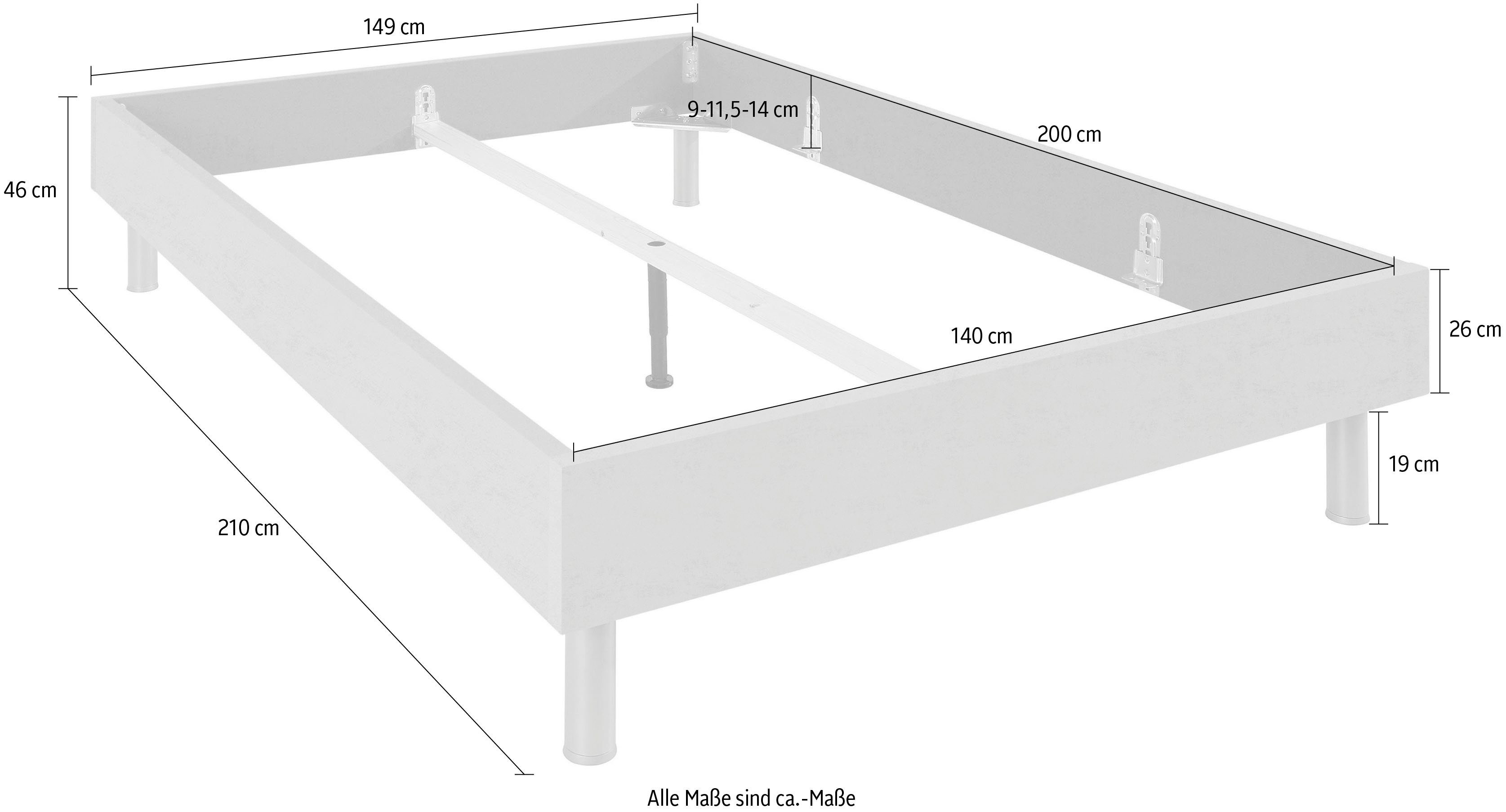 Wimex Bed Easy, grote keuze aan maten en kleuren, ook in comforthoogte