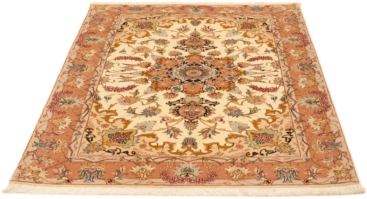 morgenland Vloerkleed Täbriz 50 Raj vloerkleed met de hand geknoopt beige handgeknoopt