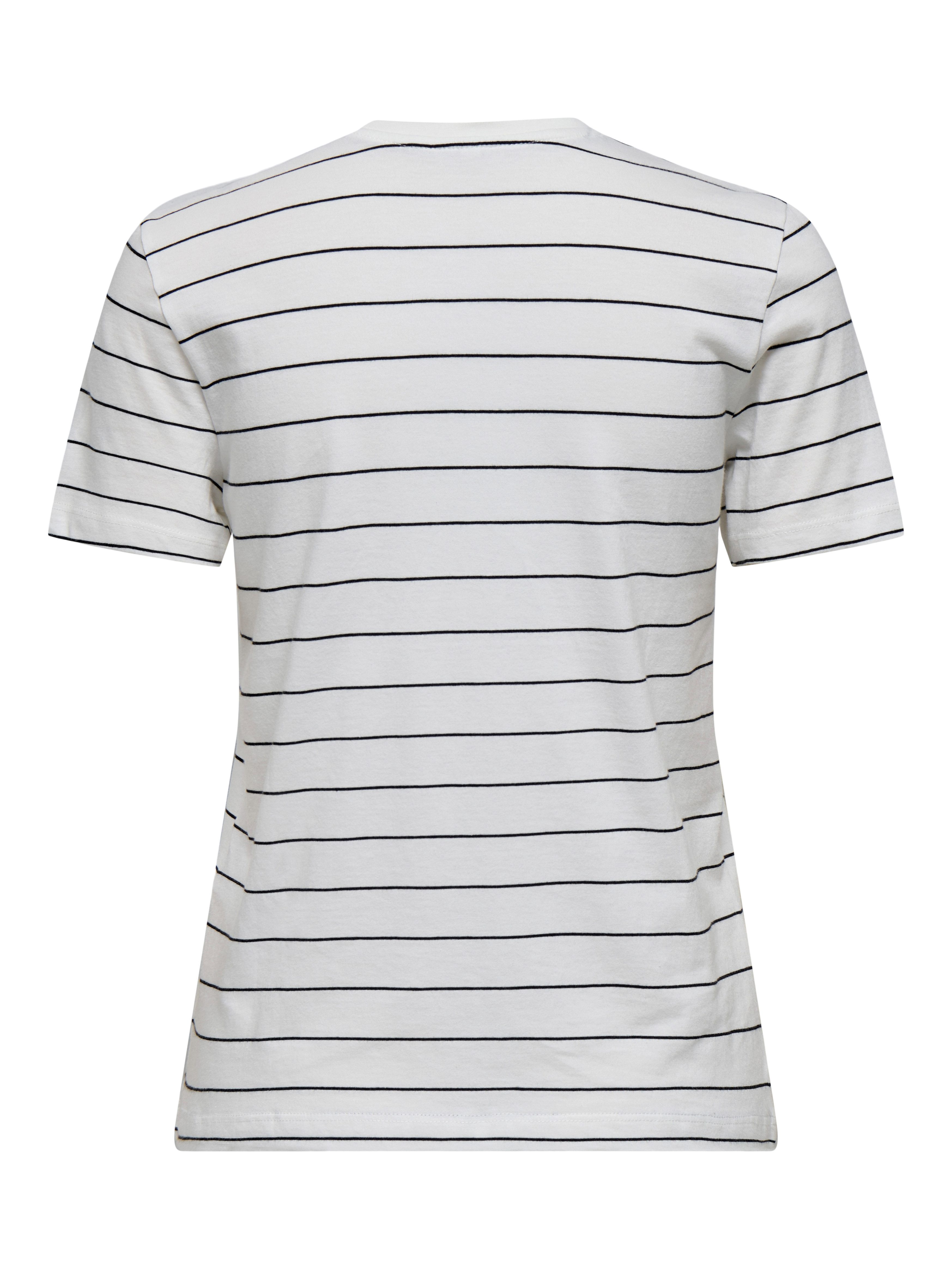 Only Shirt met korte mouwen ONLKIRA LIFE BOW S/S TEE CS JRS