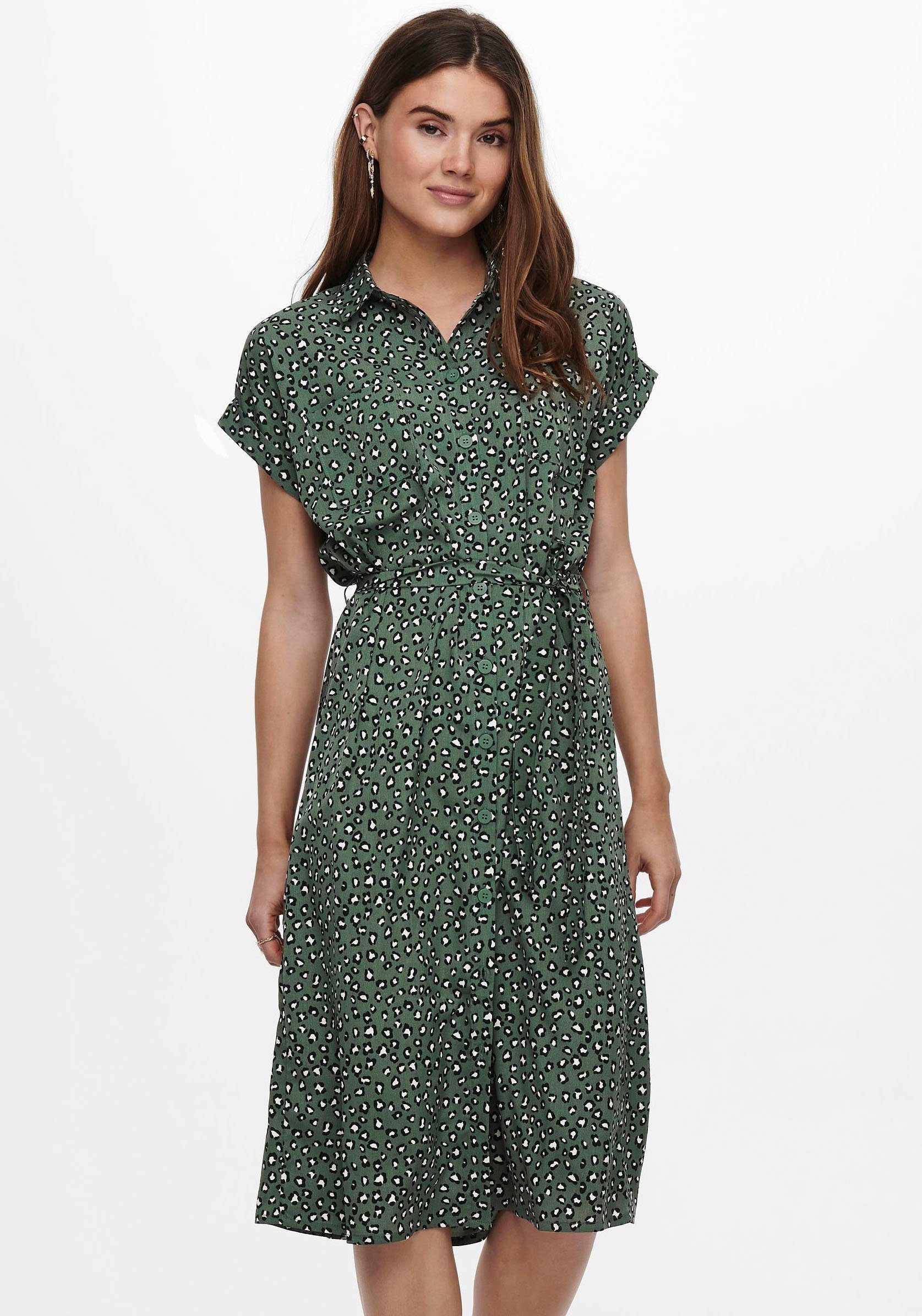 Only Jurk met overhemdkraag ONLHANNOVER S/S SHIRT DRESS NOOS WVN