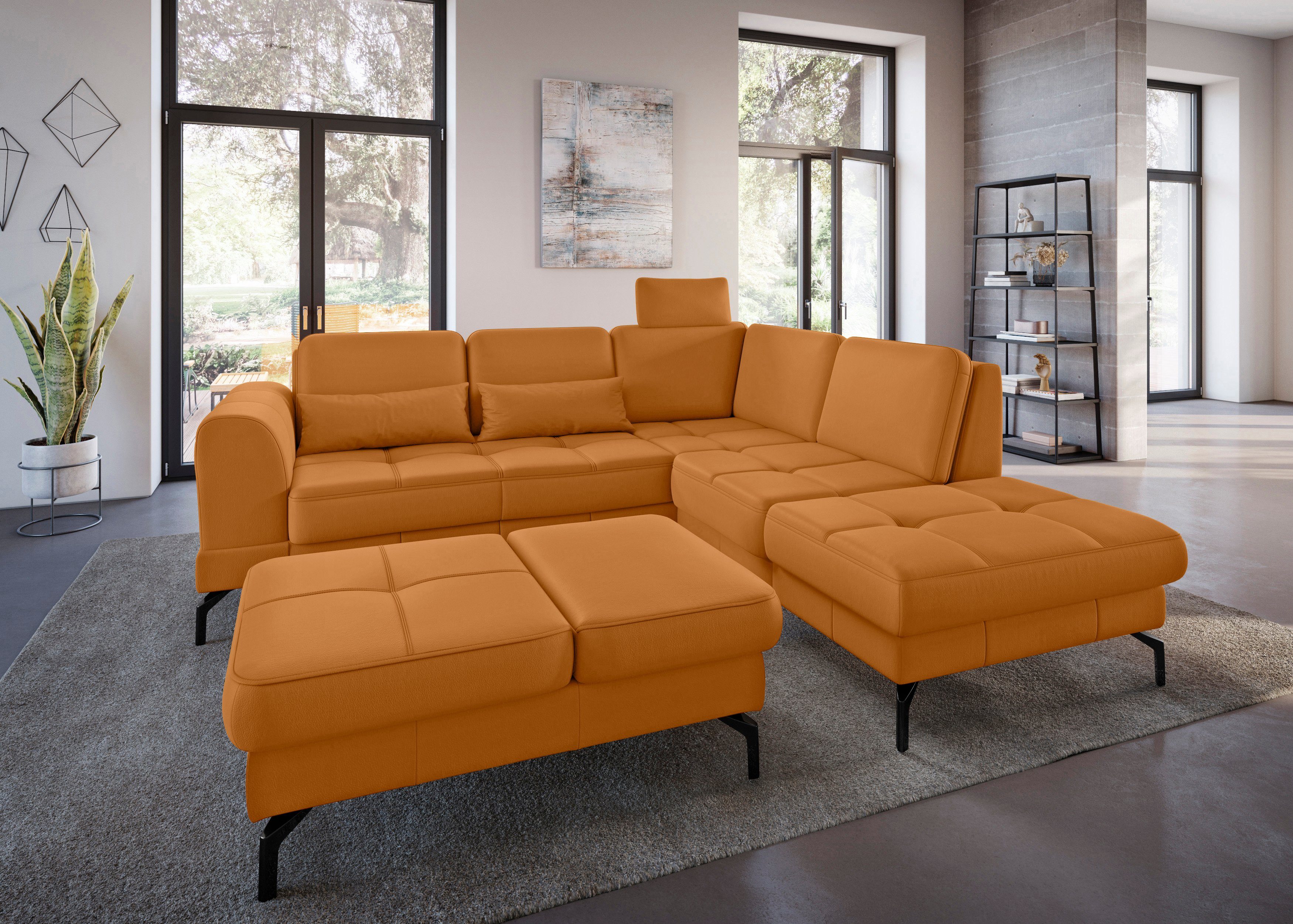 sit&more Hocker Bendigo met inklapfunctie, bodemvrijheid 15 cm, naar keuze in 2 pootkleuren