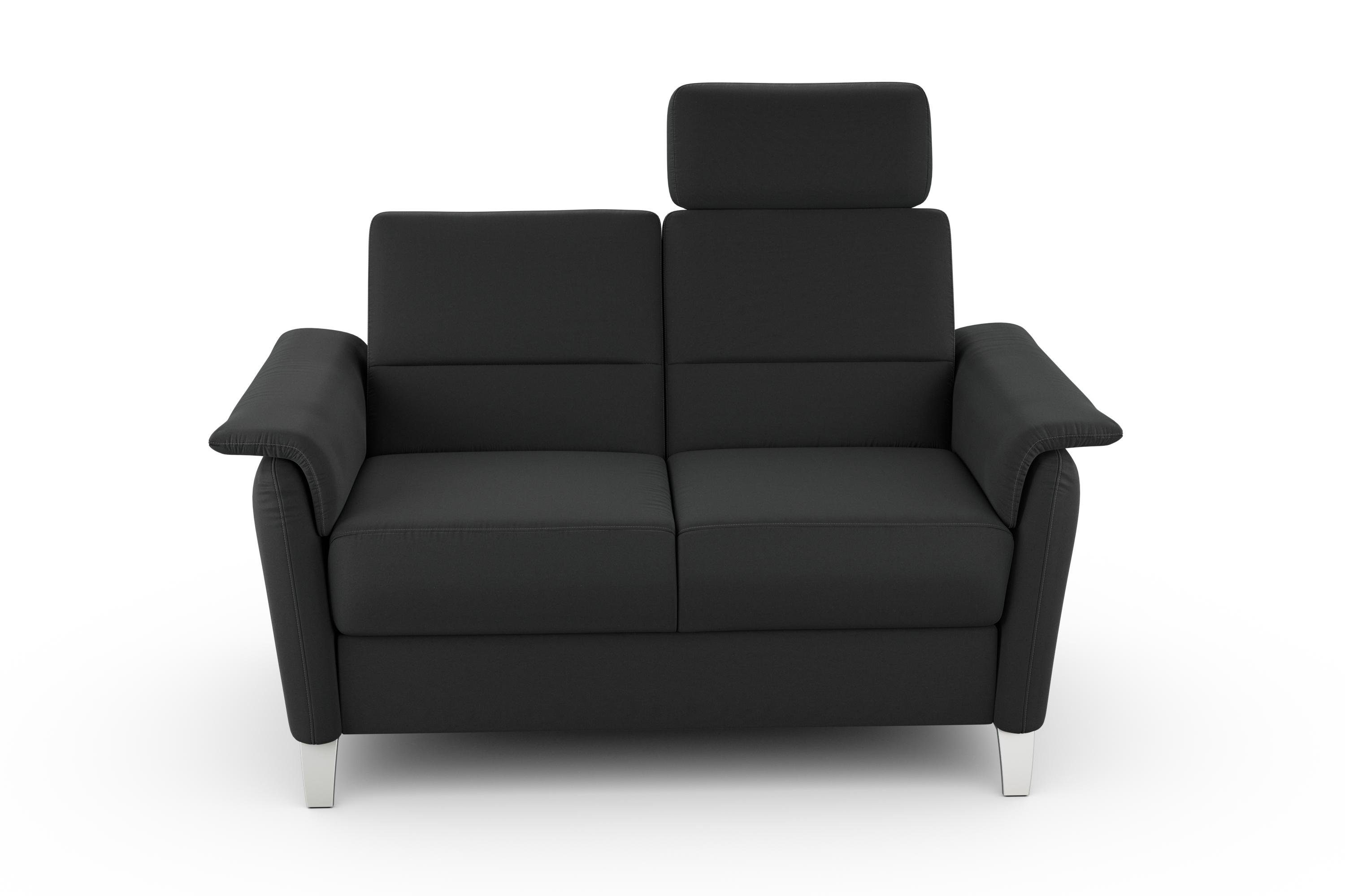 sit&more 2-zitsbank Palmera Binnenveringsinterieur, stekkersysteem voor 2 hoofdsteunen (optioneel)