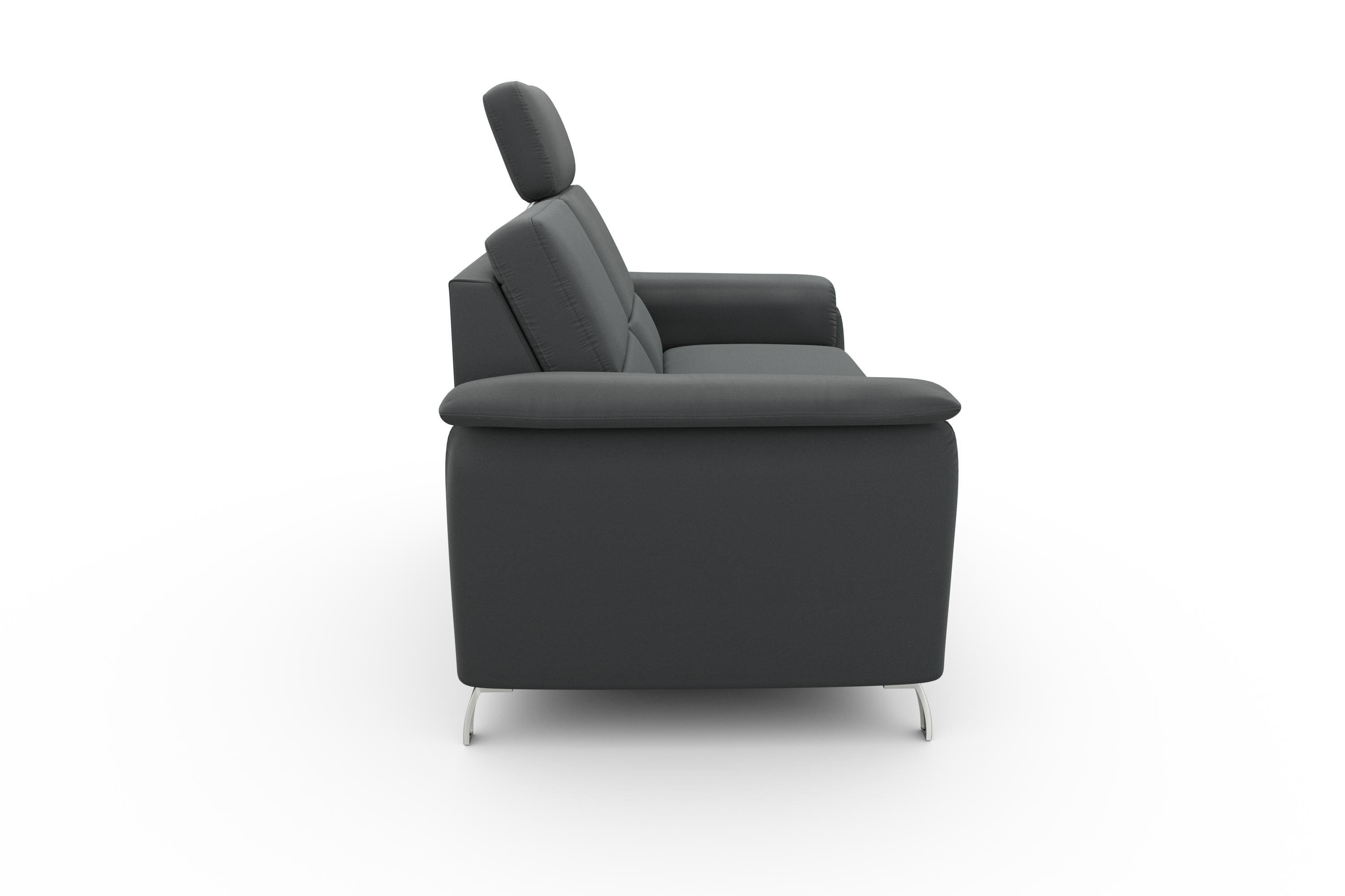 sit&more 2-zitsbank Palmera Binnenveringsinterieur, stekkersysteem voor 2 hoofdsteunen (optioneel)