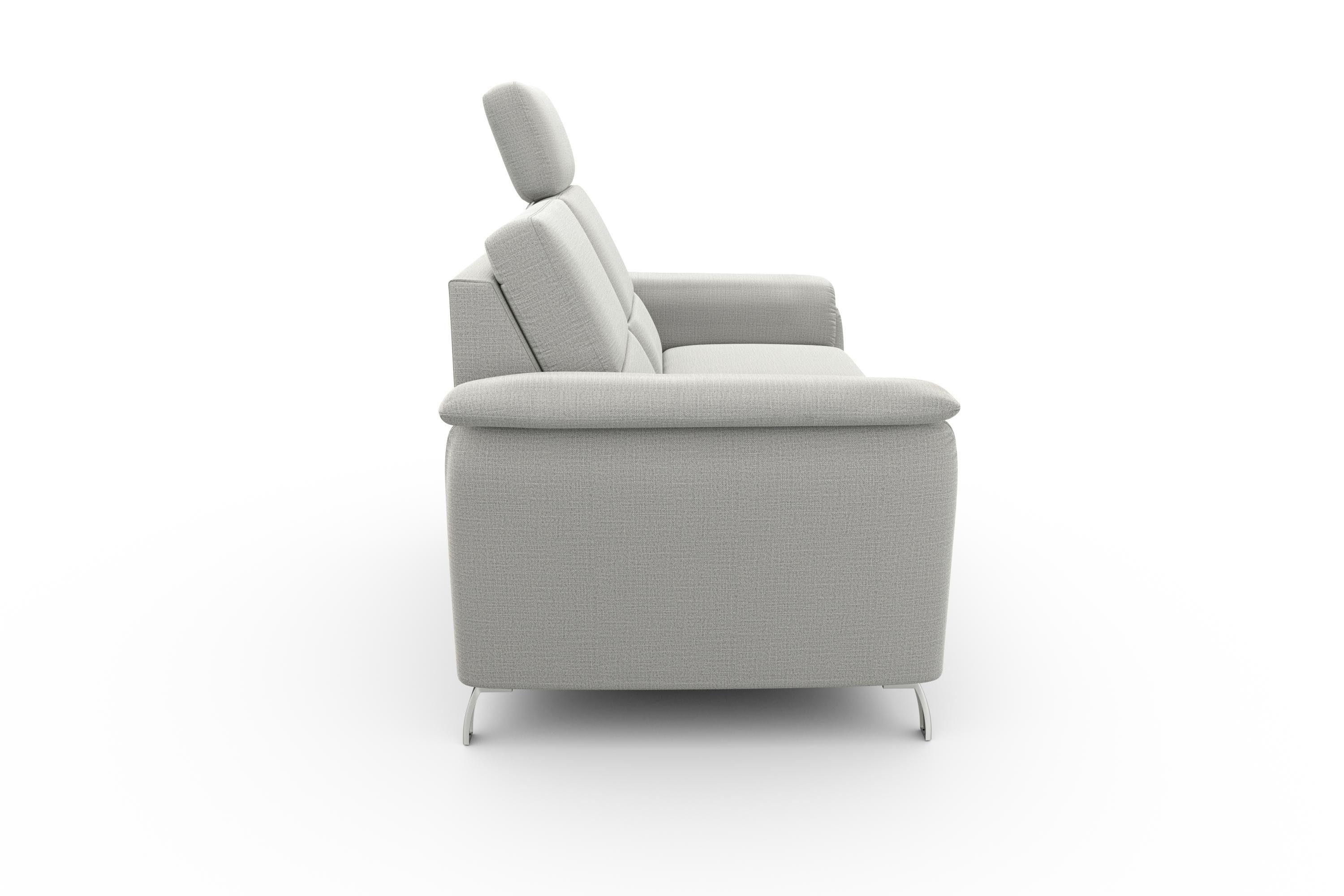 sit&more 2-zitsbank Palmera Binnenveringsinterieur, stekkersysteem voor 2 hoofdsteunen (optioneel)