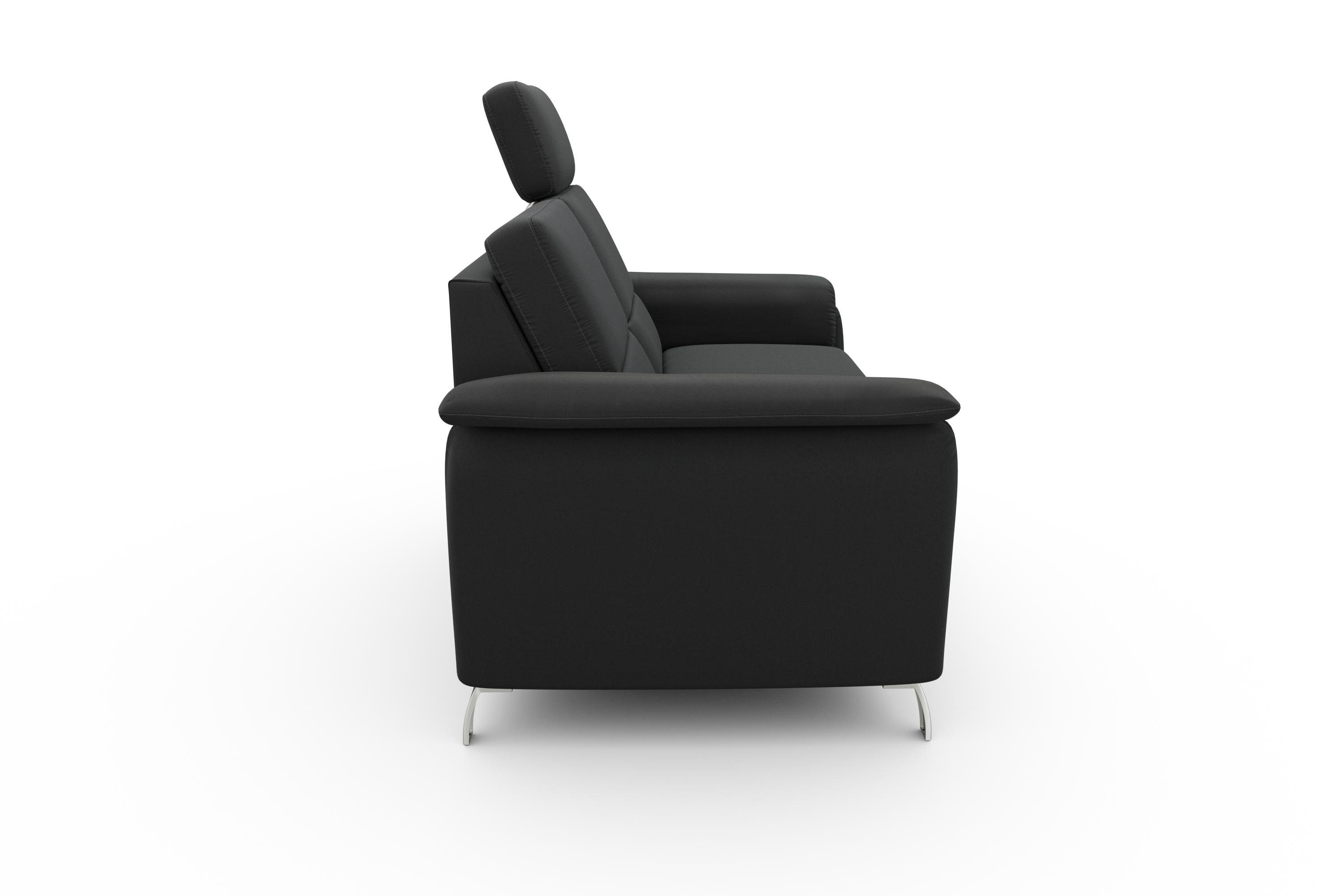sit&more 2-zitsbank Palmera Binnenveringsinterieur, stekkersysteem voor 2 hoofdsteunen (optioneel)