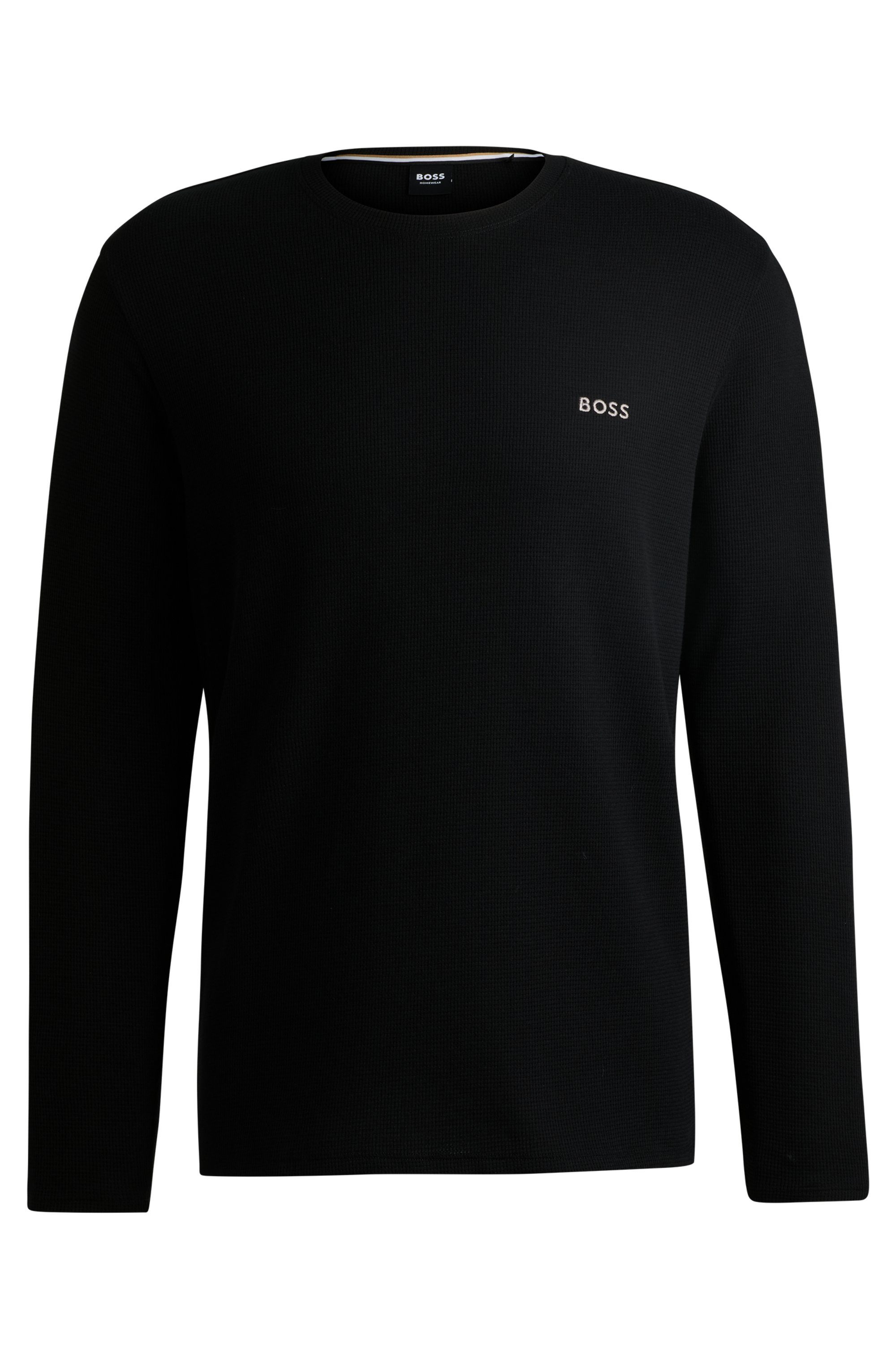 BOSS Pyjama top Waffle LS-Shirt