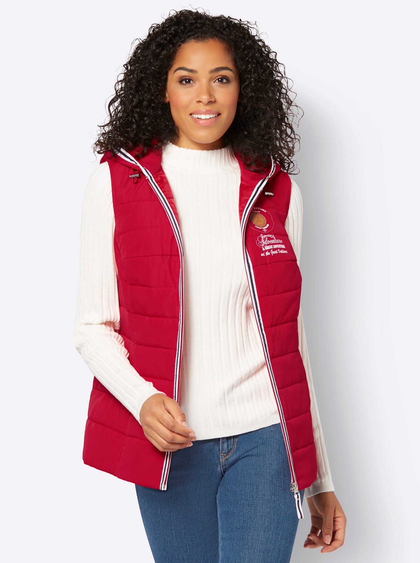 Casual Looks Bodywarmer bovenkleding maat 48 rood