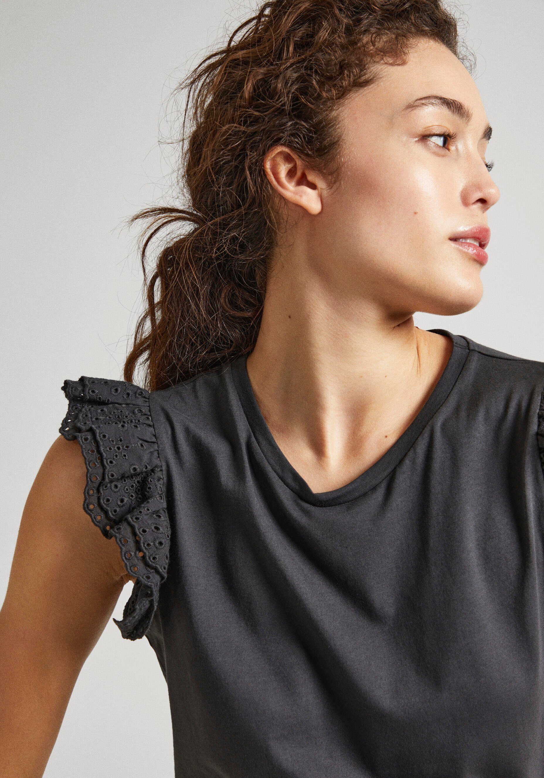 Pepe Jeans T-shirt Lindsay met ruches