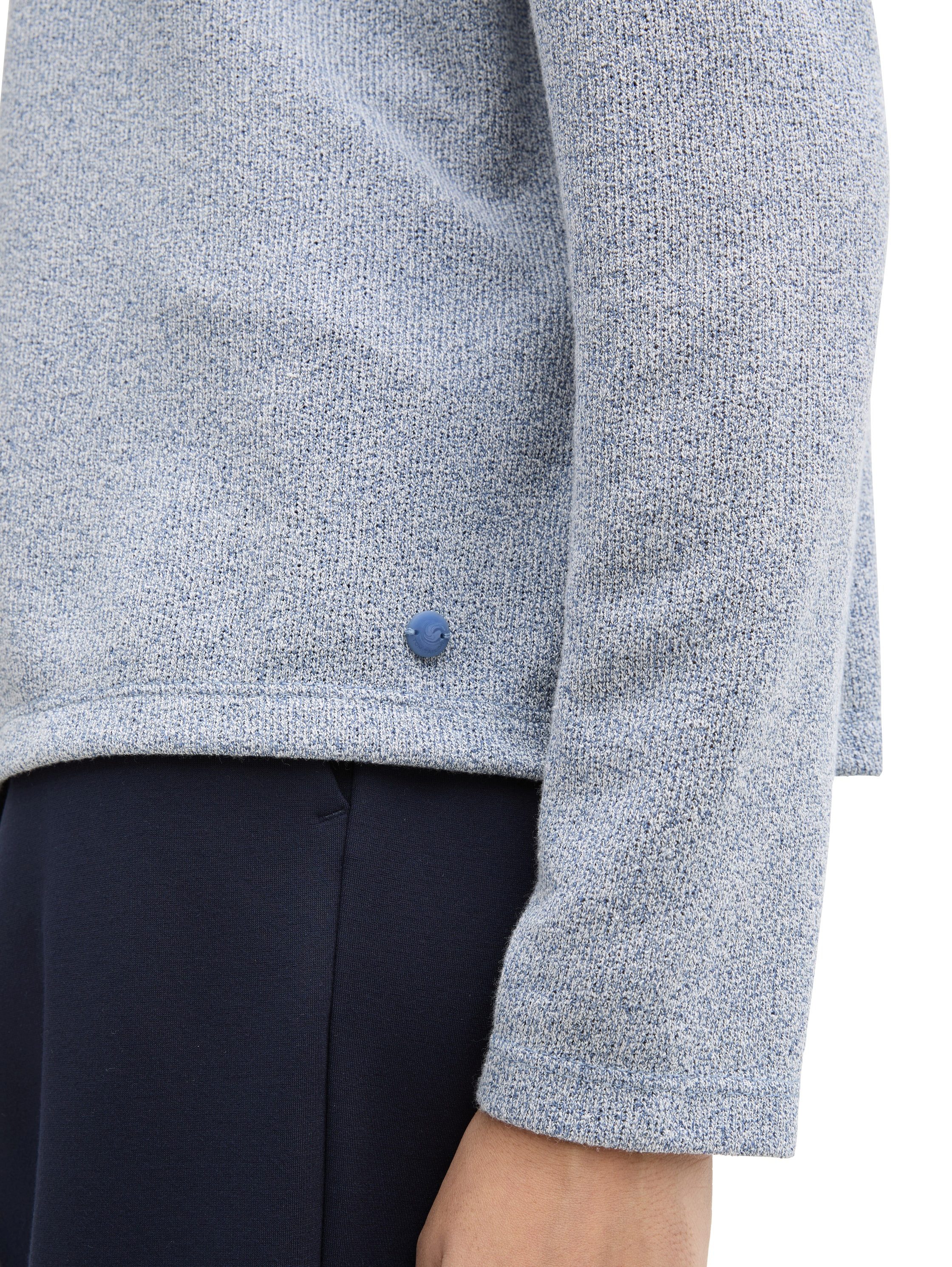 Tom Tailor Cardigan open aan de voorkant en kraagloos