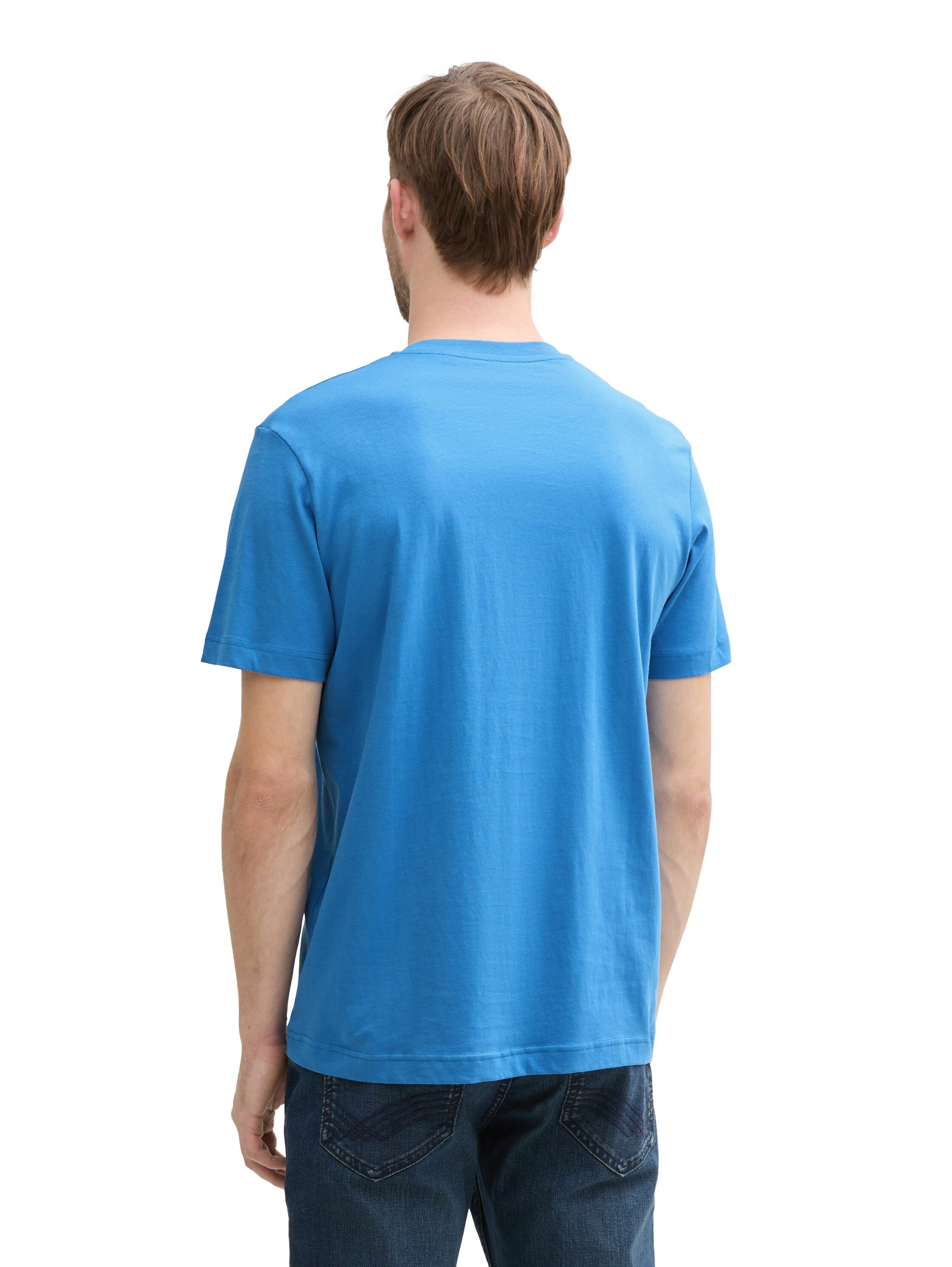 Tom Tailor T-shirt met grote logo-frontprint