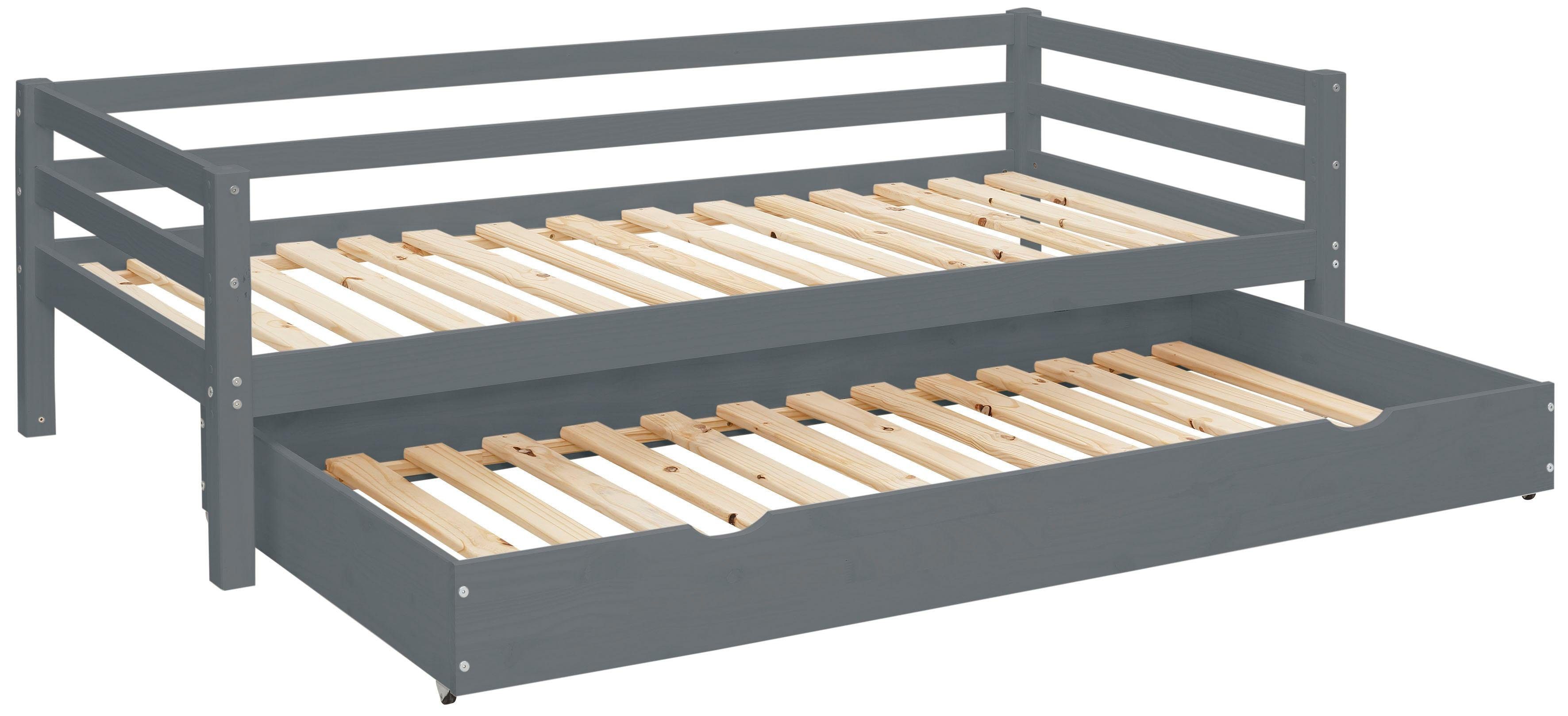 Lüttenhütt Slaapbank Alpi met lade van grenenhout, totale breedte 103 cm, kinderbed (1 stuk)