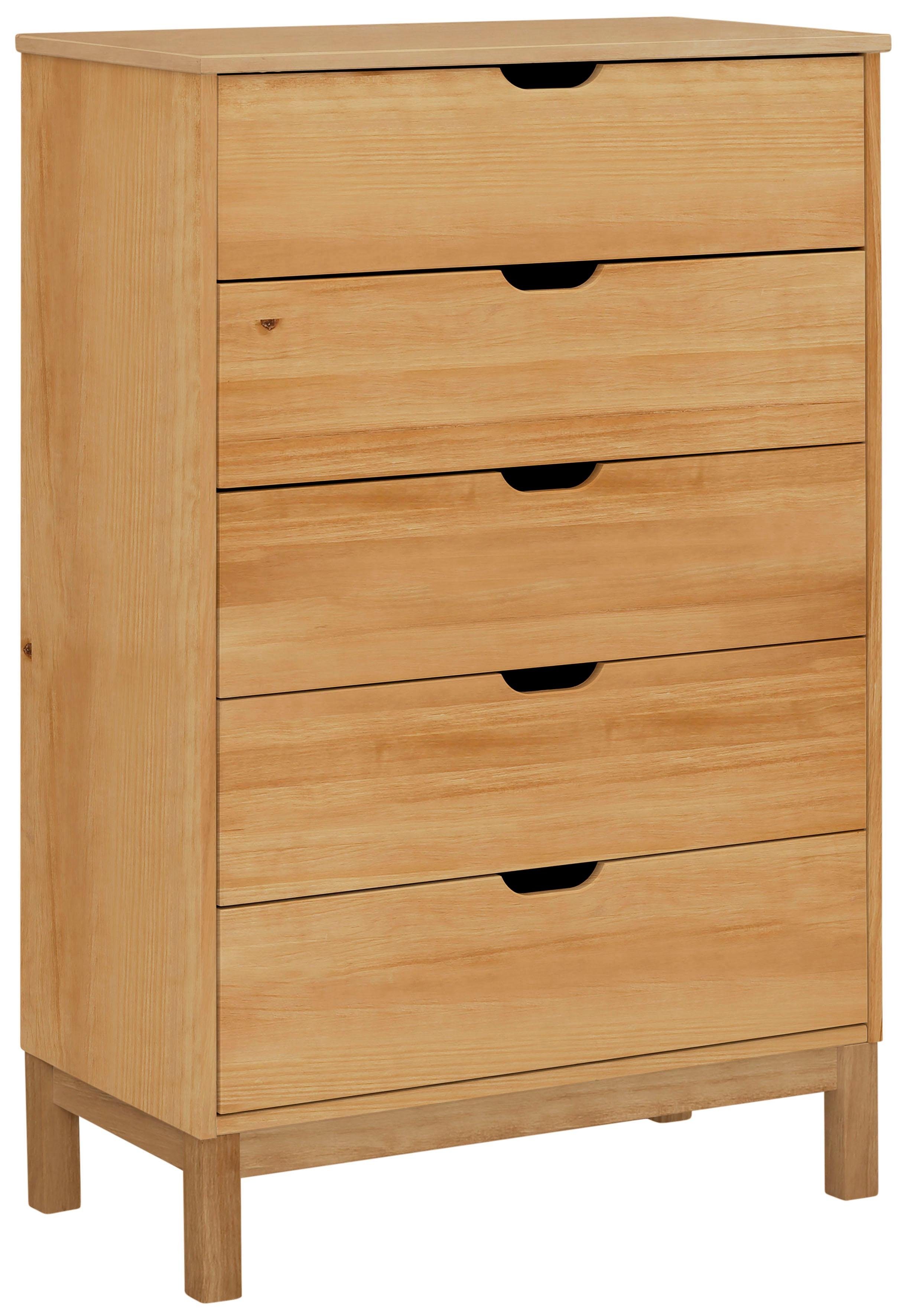 Home affaire Kast Post massief grenenhout, met vele opbergmogelijkheden, breedte 76 cm