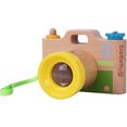 everearth speelgoedcamera met verrekijker en schoudertas, fsc-hout uit duurzaam beheerde bossen multicolor