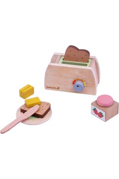everearth kinder-toaster klein ontbijt fsc-hout uit duurzaam beheerde bossen multicolor