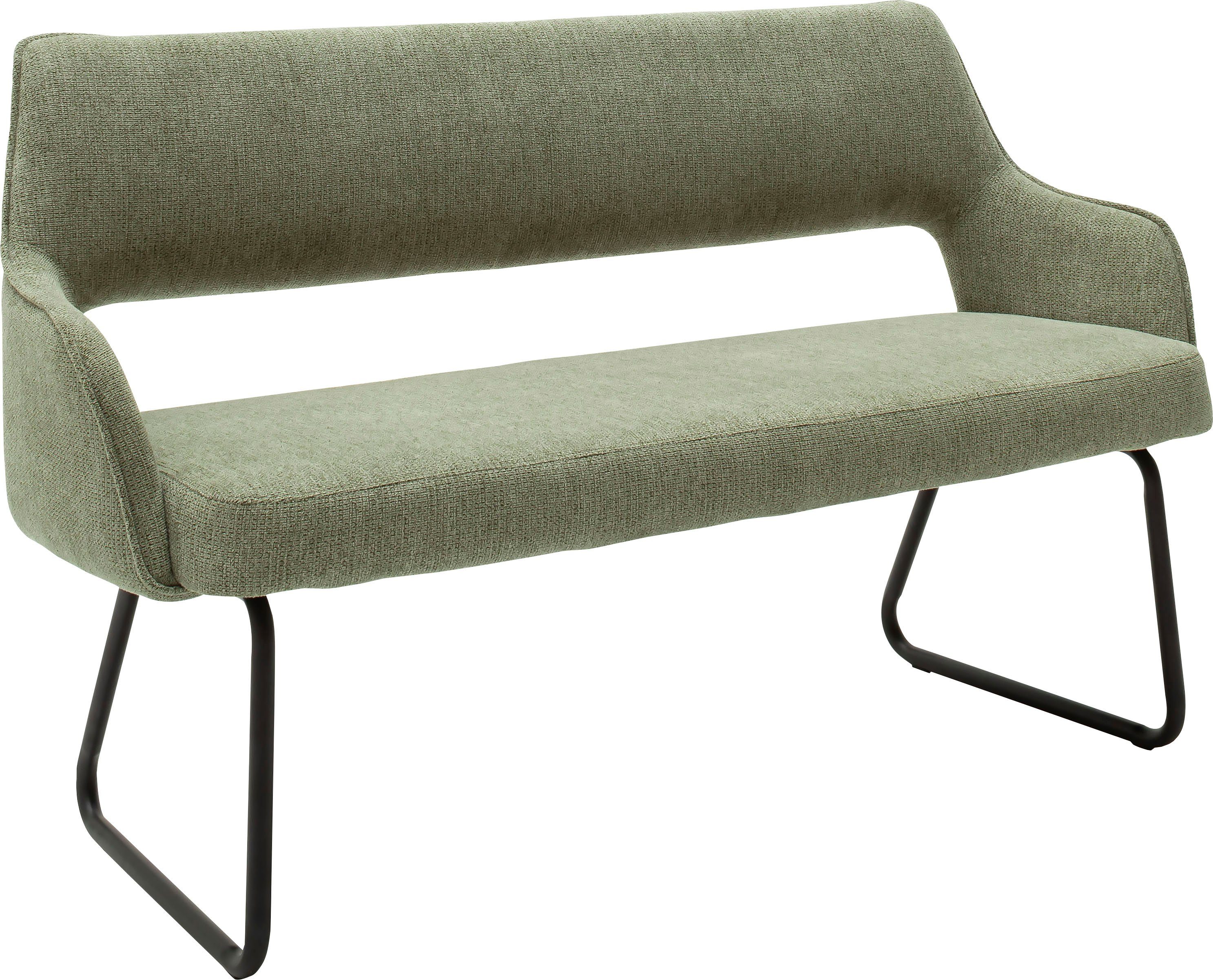 MCA furniture Bank BANGOR Zitbank vrij plaatsbaar, bekleding, breedte 175 cm
