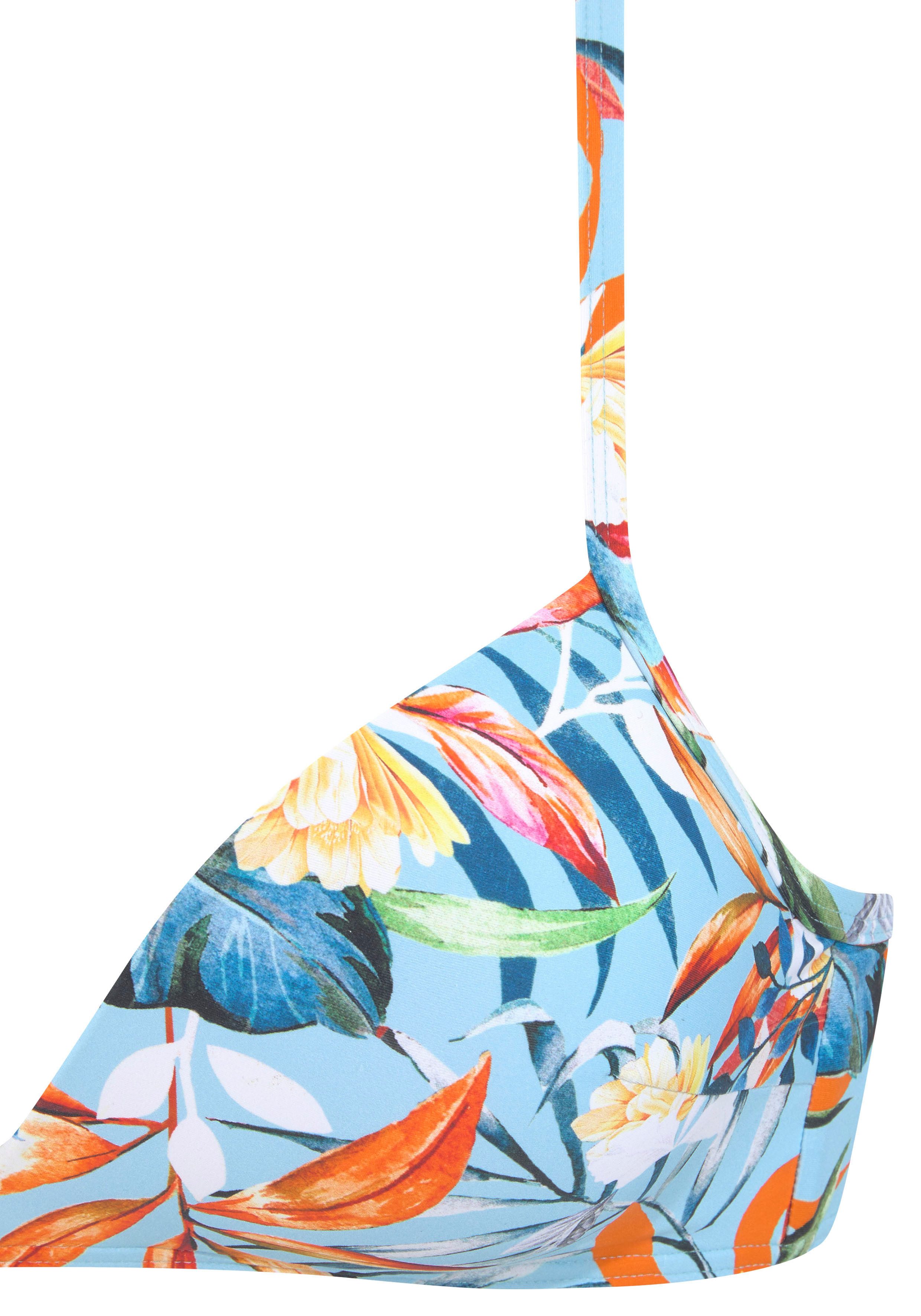 Venice Beach Triangel-bikinitop Caru met moderne print all-over