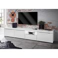 borchardt moebel tv-meubel durban breedte 200 cm wit