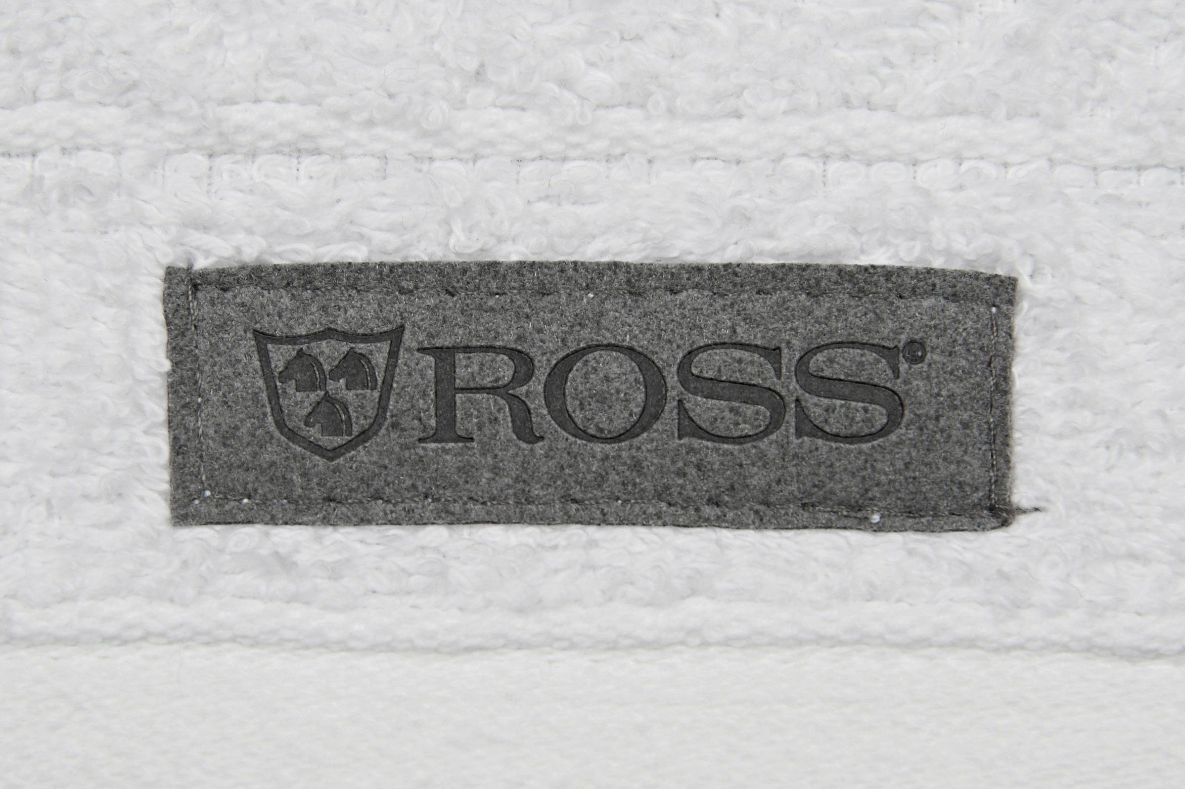 ROSS Gastendoek Smart Uni-rib met velourslabel (6-delig)
