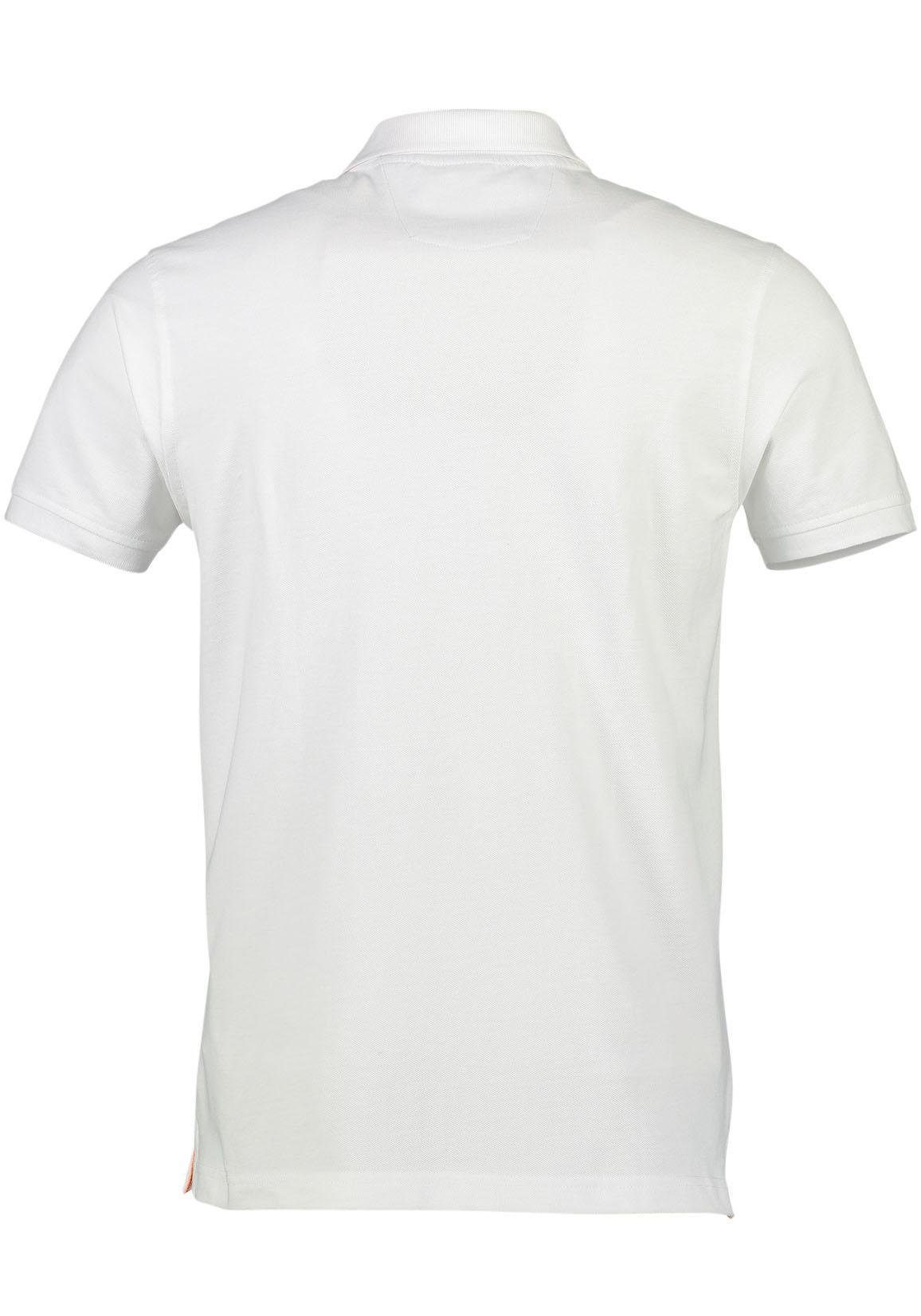 Lerros Poloshirt met stijlvol borduursel op borsthoogte