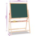 eichhorn schoolbord magnetisch bord schoolbord van hout, made in europe multicolor