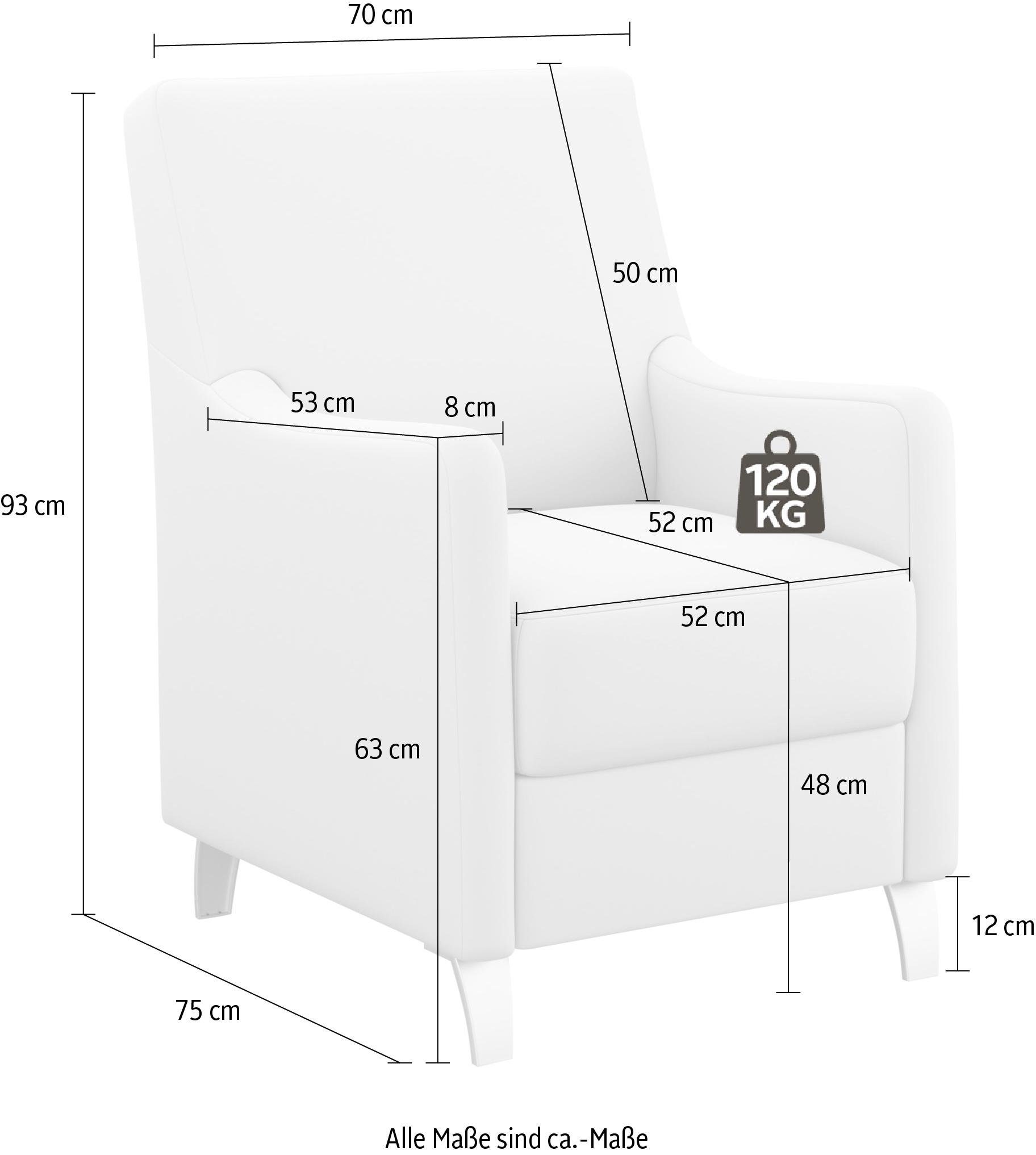 sit&more Fauteuil Palmera Pocketvering bekleding, passend bij de serie "Palmera"