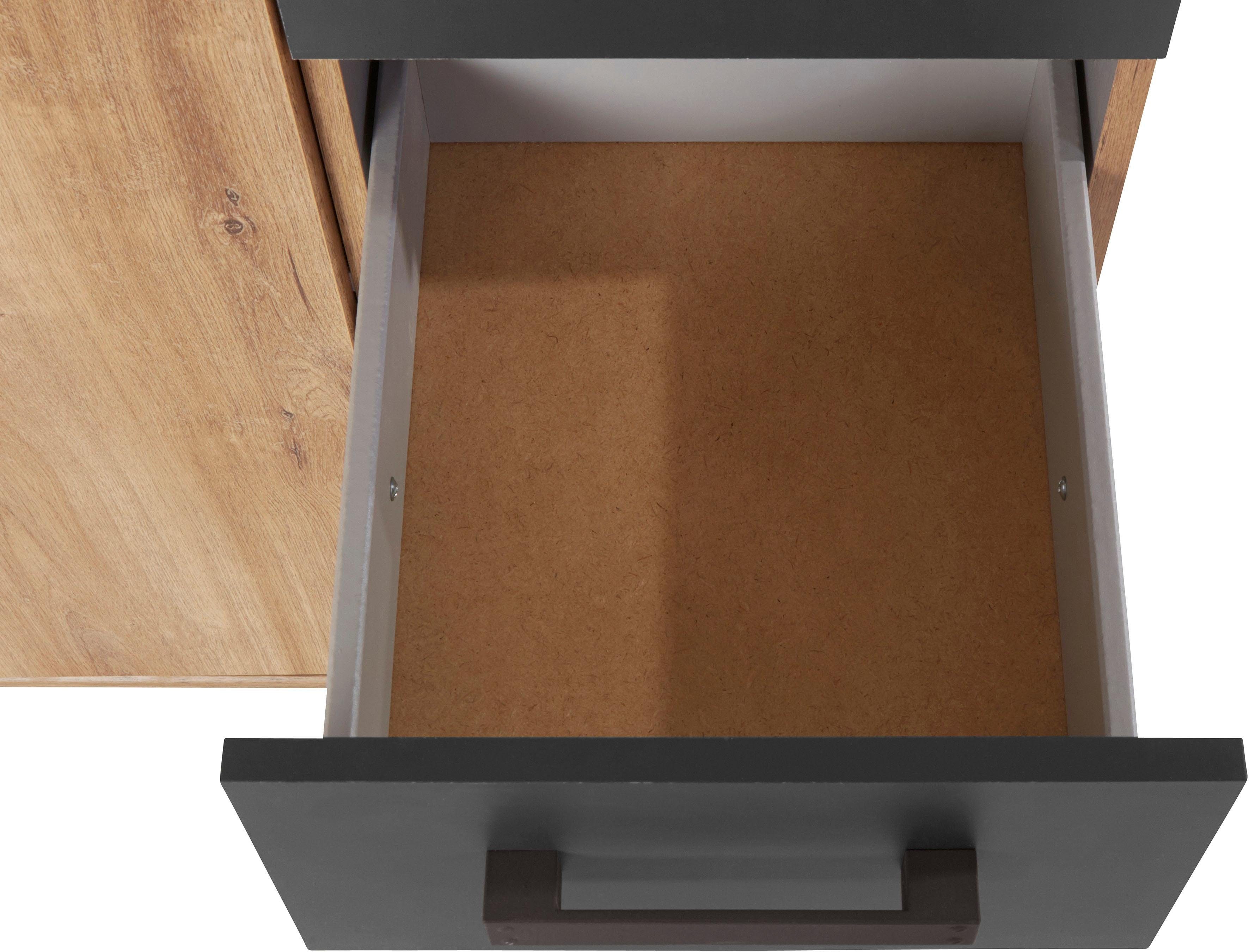 Wimex Kast met laden en deuren Malmoe, kast met 1 deur en 4 lades, Made in Germany