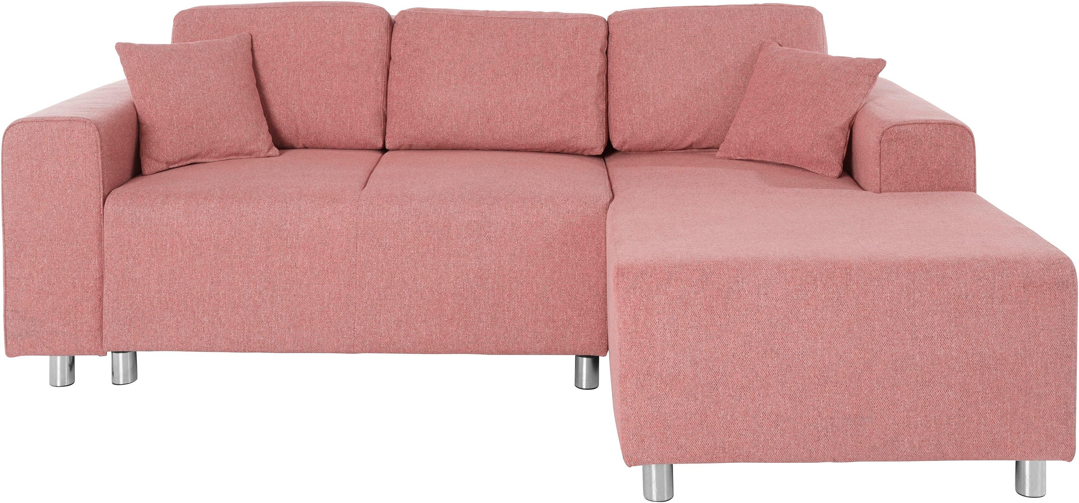 Guido Maria Kretschmer Home&Living Hoekbank Györ L-vorm, optioneel met bedfunctie en bedlade inclusief 2 sierkussens