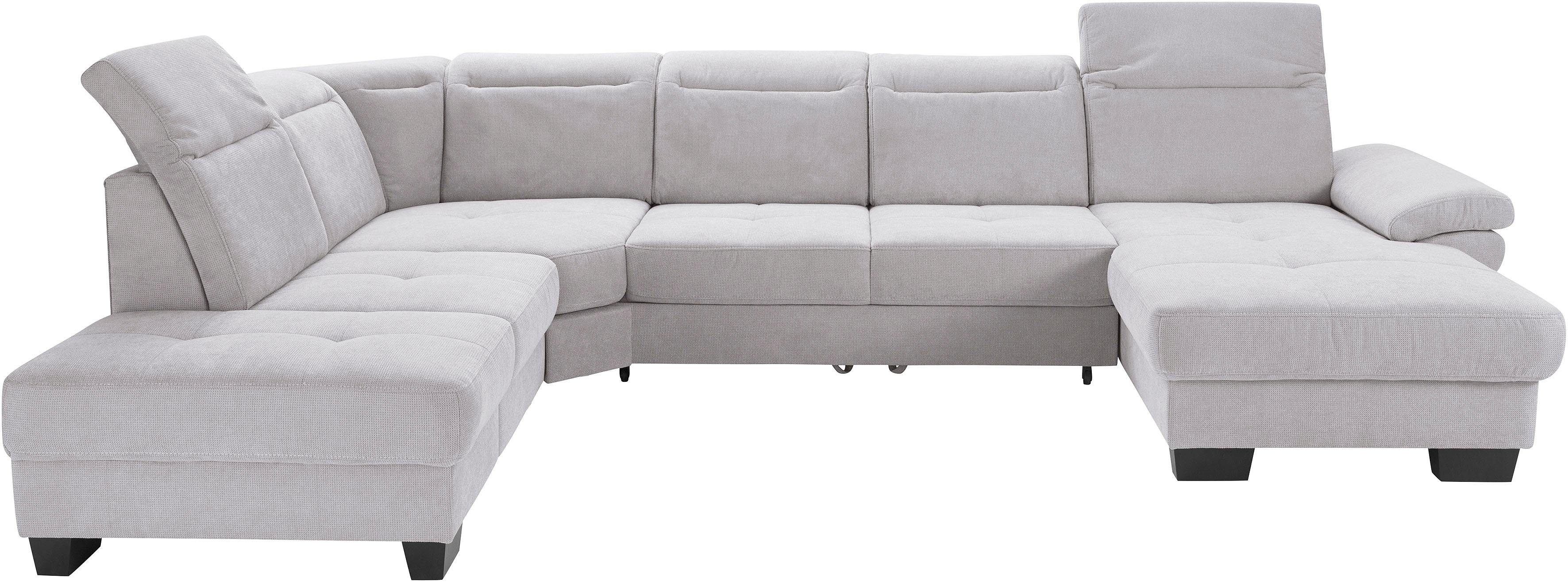 Places of Style Zithoek Cornwall U-vorm inclusief zitdiepteverstelling, naar keuze met slaapfunctie