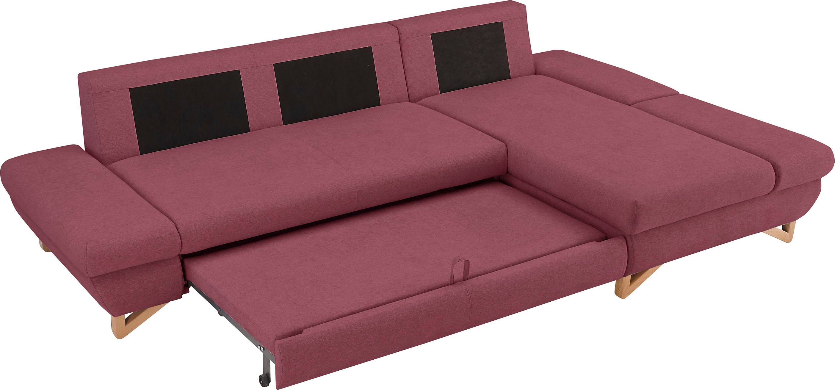 INOSIGN Slaapbank City/Giron comfortabele slaapbank (ligoppervlak 245 x 138 cm) en bedlade