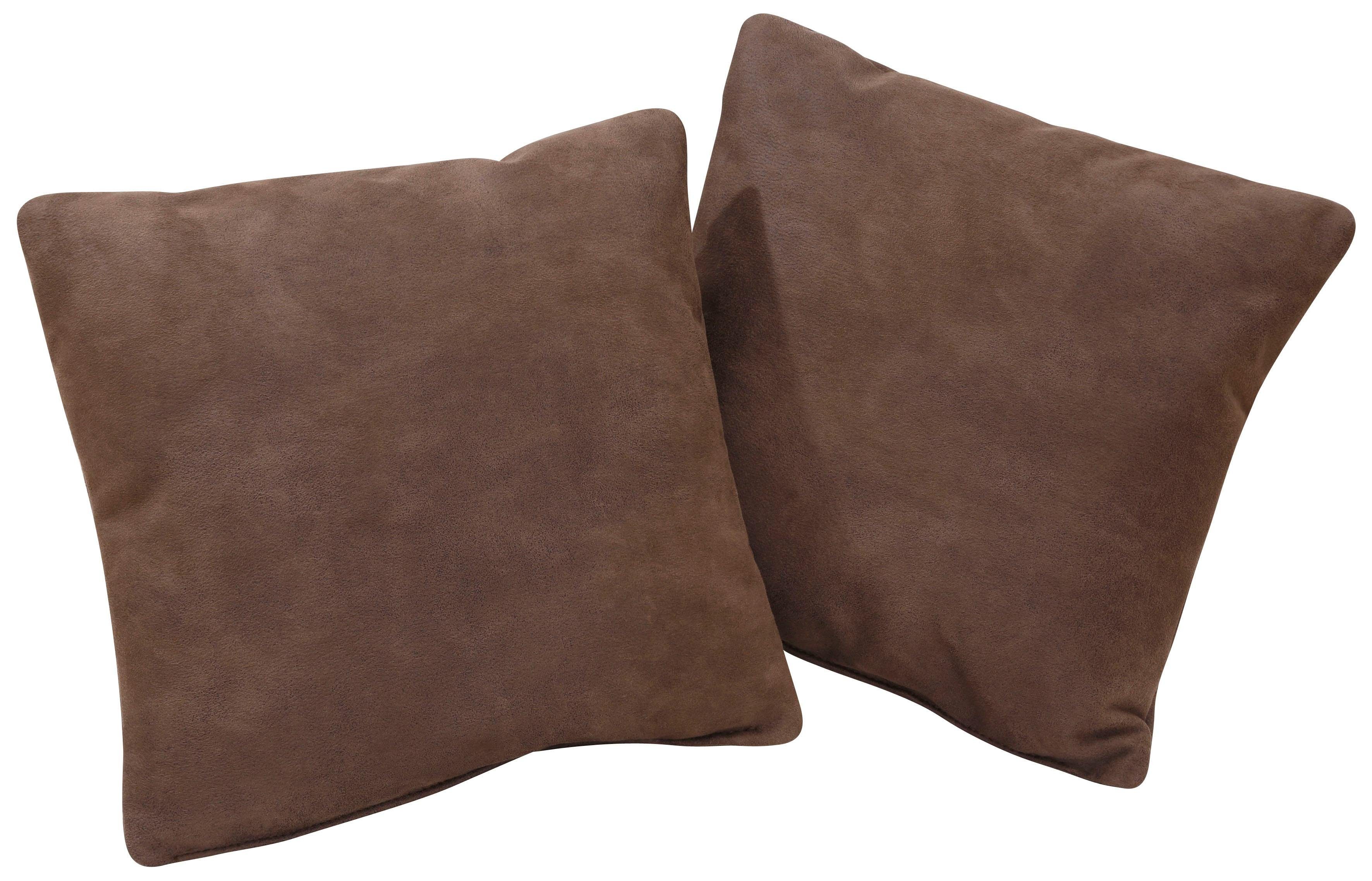 Home affaire Sierkussen Palmera 2 kussens als set van luxe-microvezel (2 stuks)